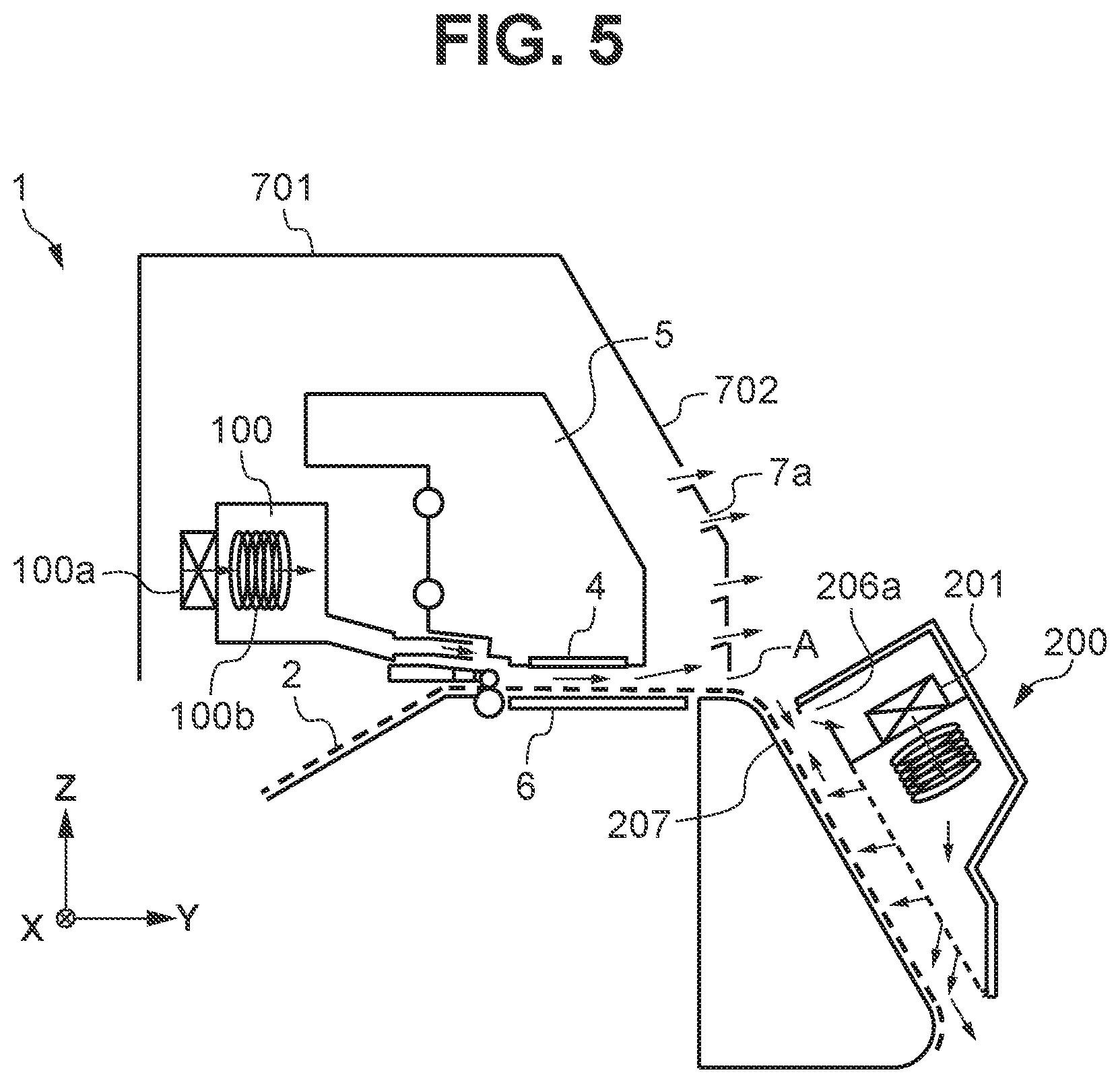 Patent US12583237 Figure 5 – Recording apparatus