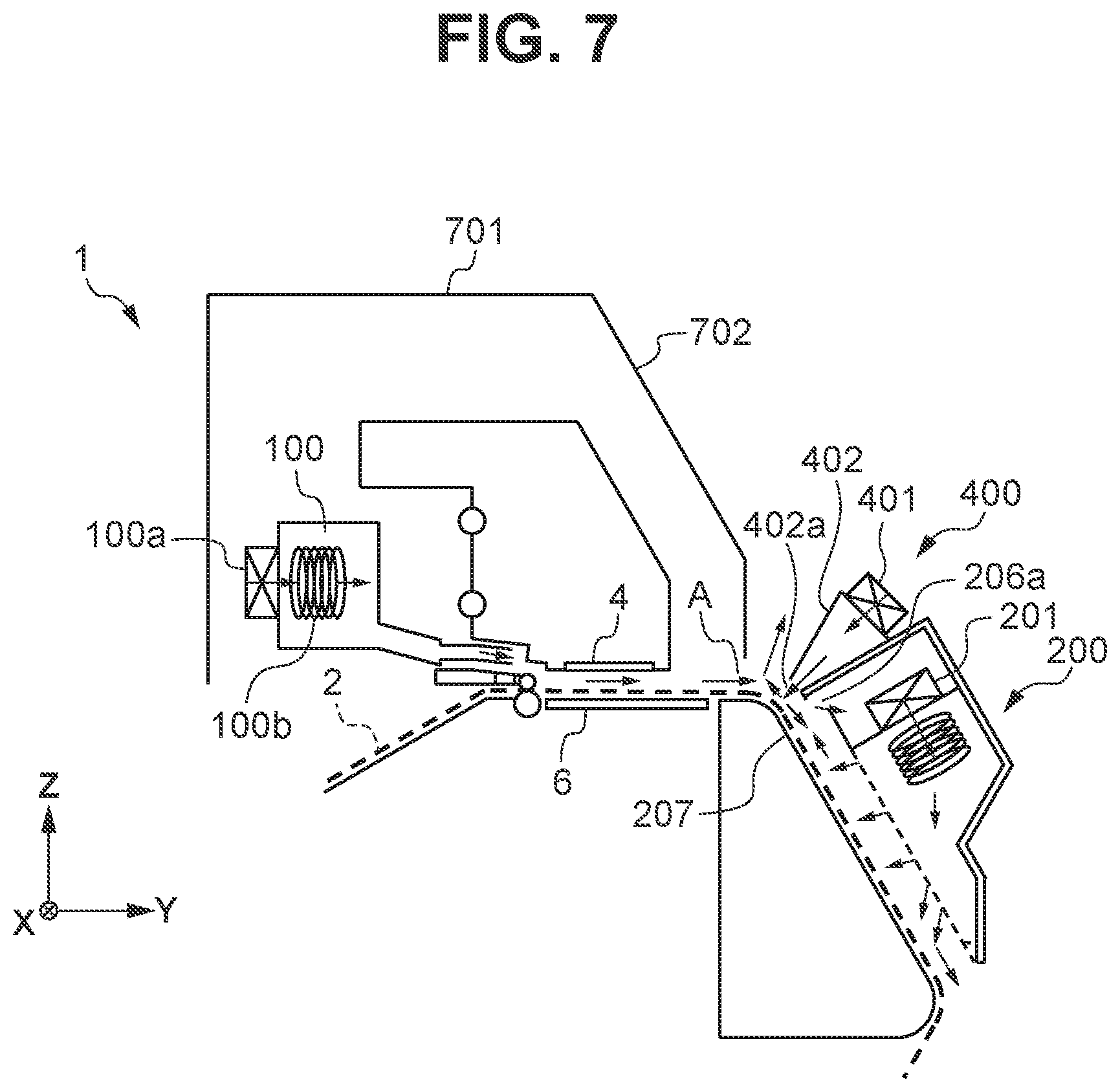 Patent US12583237 Figure 7 – Recording apparatus