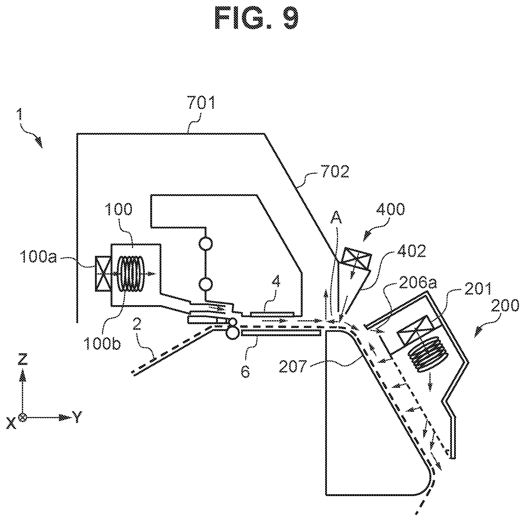 Patent US12583237 Figure 9 – Recording apparatus