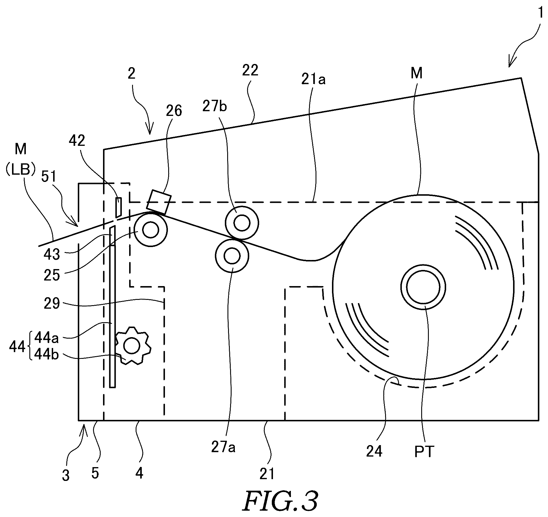 Patent US12583240 Figure 3 – Printer and cutter unit of printer