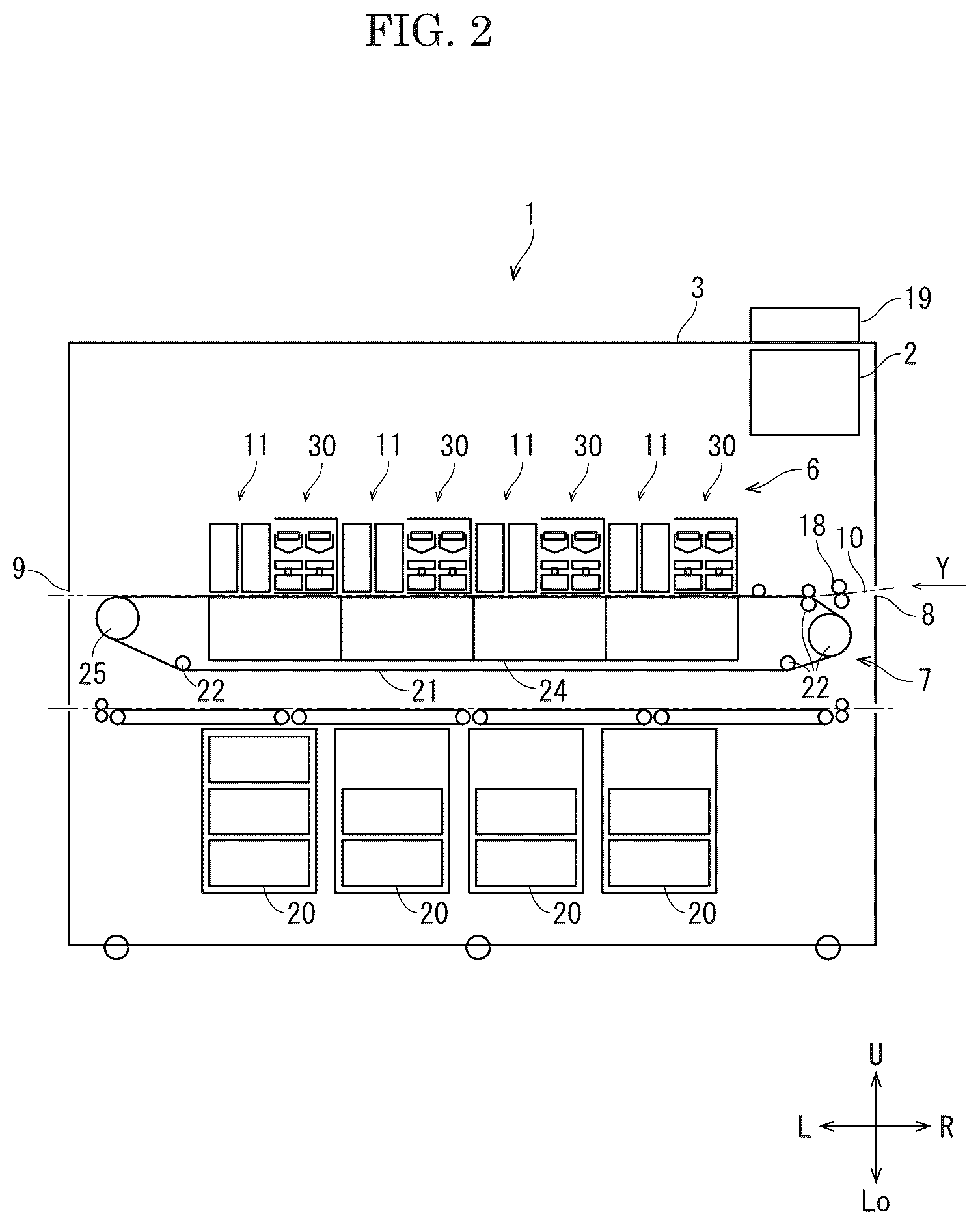 Patent US12583244 Figure 2 – Inkjet recording apparatus