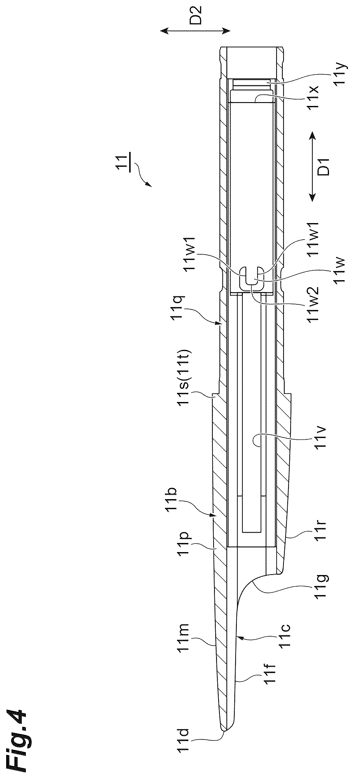 Patent US12583248 Figure 4 – Drawing material container cartridge and drawing material container set