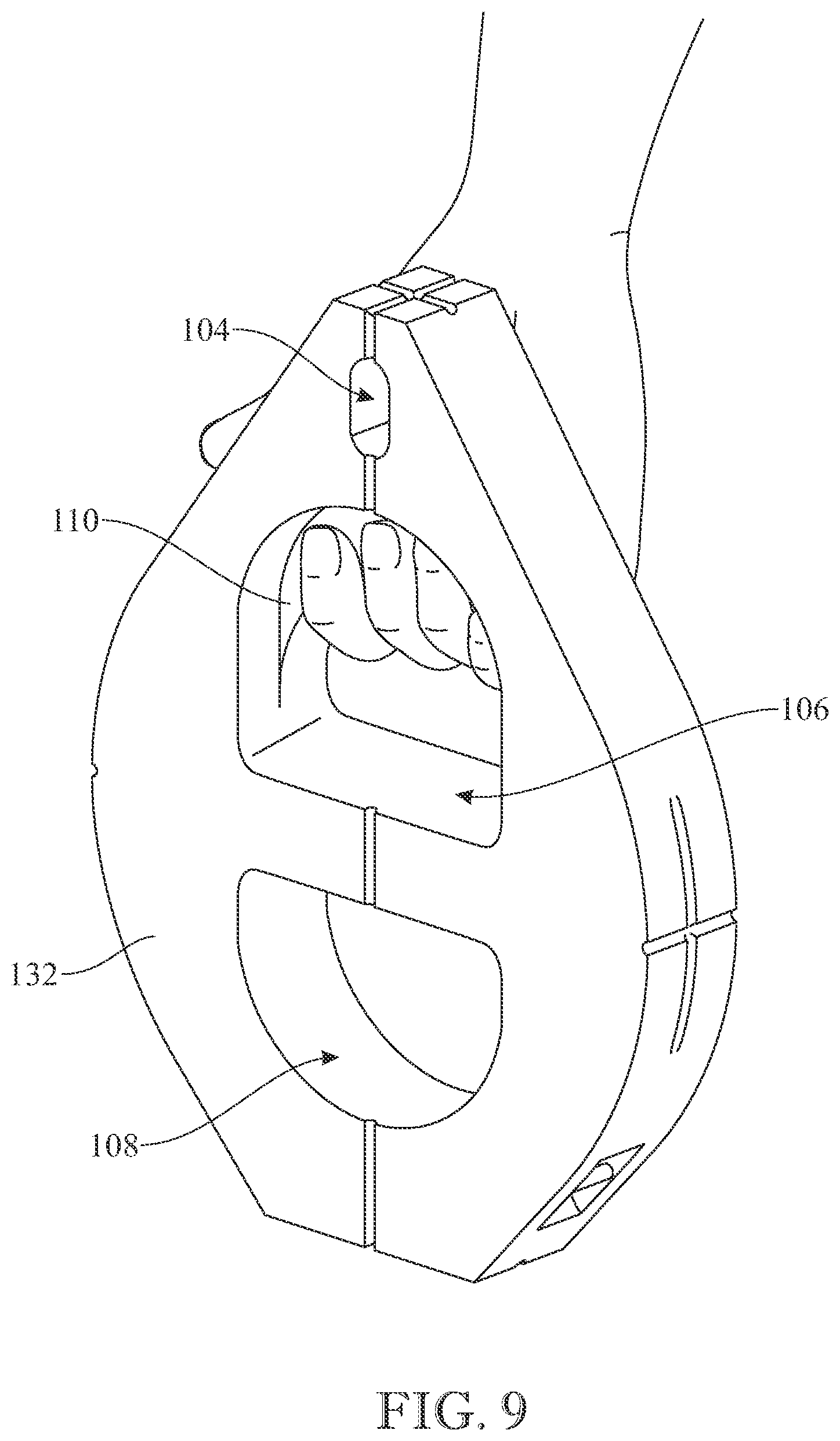 Patent US12583250 Figure 9 – Weighted chalk line device