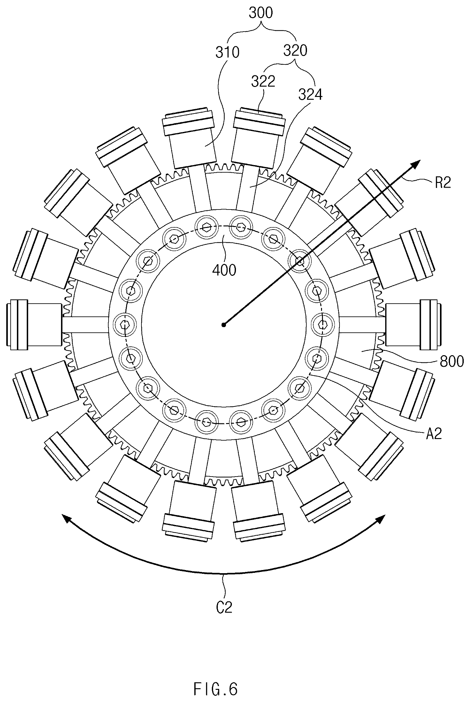 Patent US12583252 Figure 6 – Wheel structure and method of controlling wheel structure
