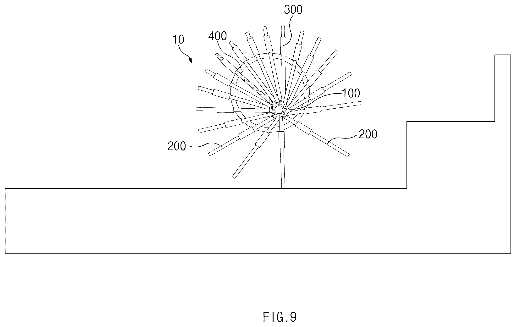 Patent US12583252 Figure 9 – Wheel structure and method of controlling wheel structure