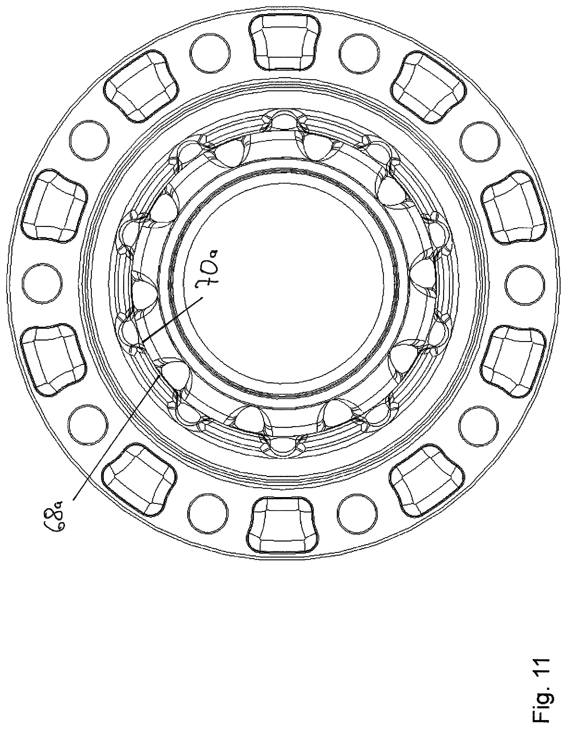 Patent US12583253 Figure 11 – Wheel bearing assembly and method for disassembly