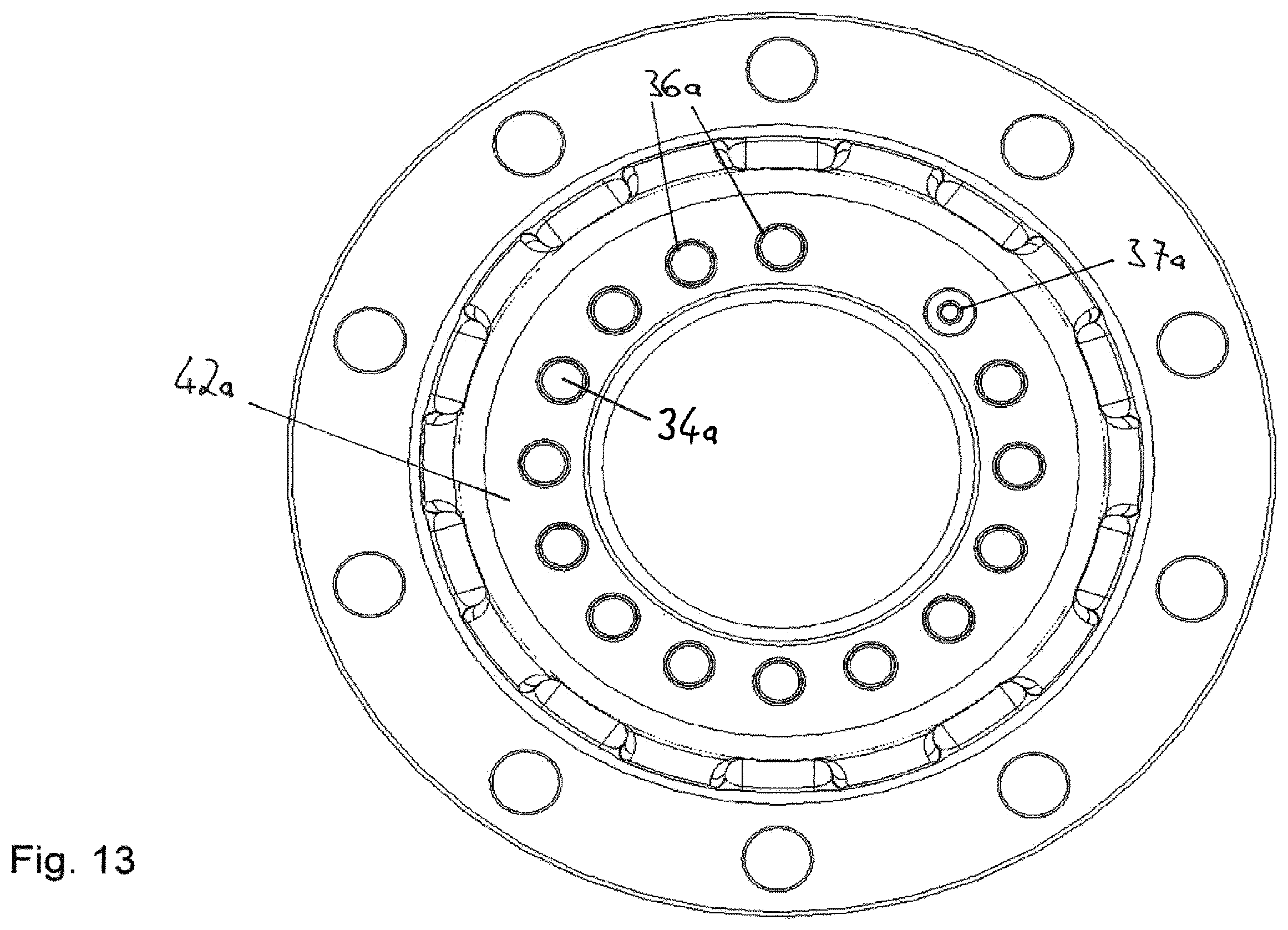 Patent US12583253 Figure 13 – Wheel bearing assembly and method for disassembly