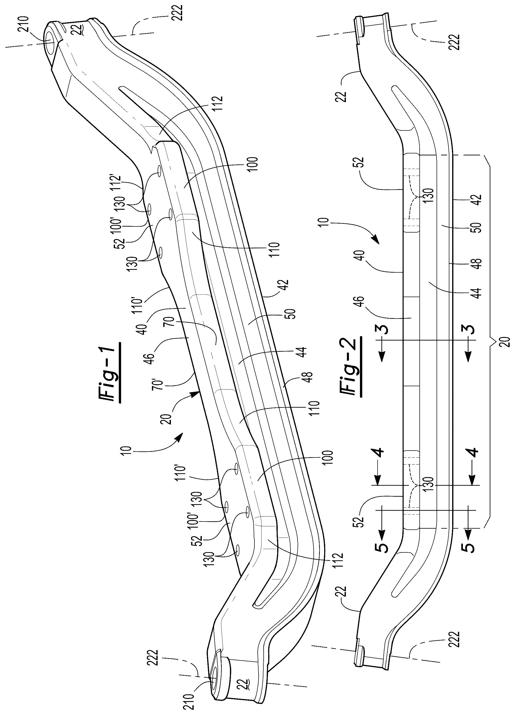 Patent US12583257 Figure 1 – Axle beam