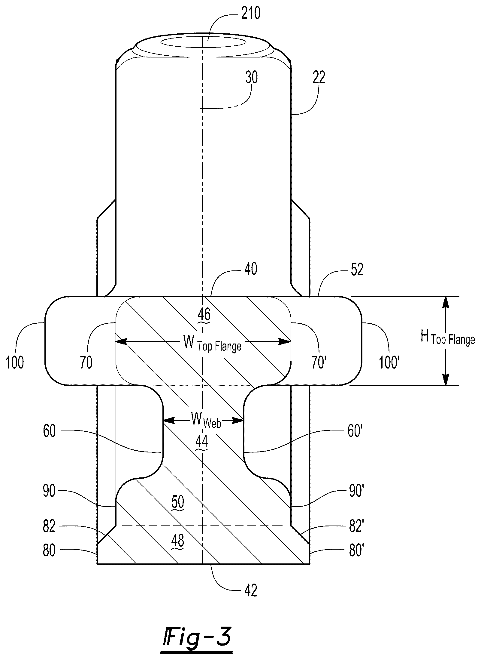 Patent US12583257 Figure 2 – Axle beam