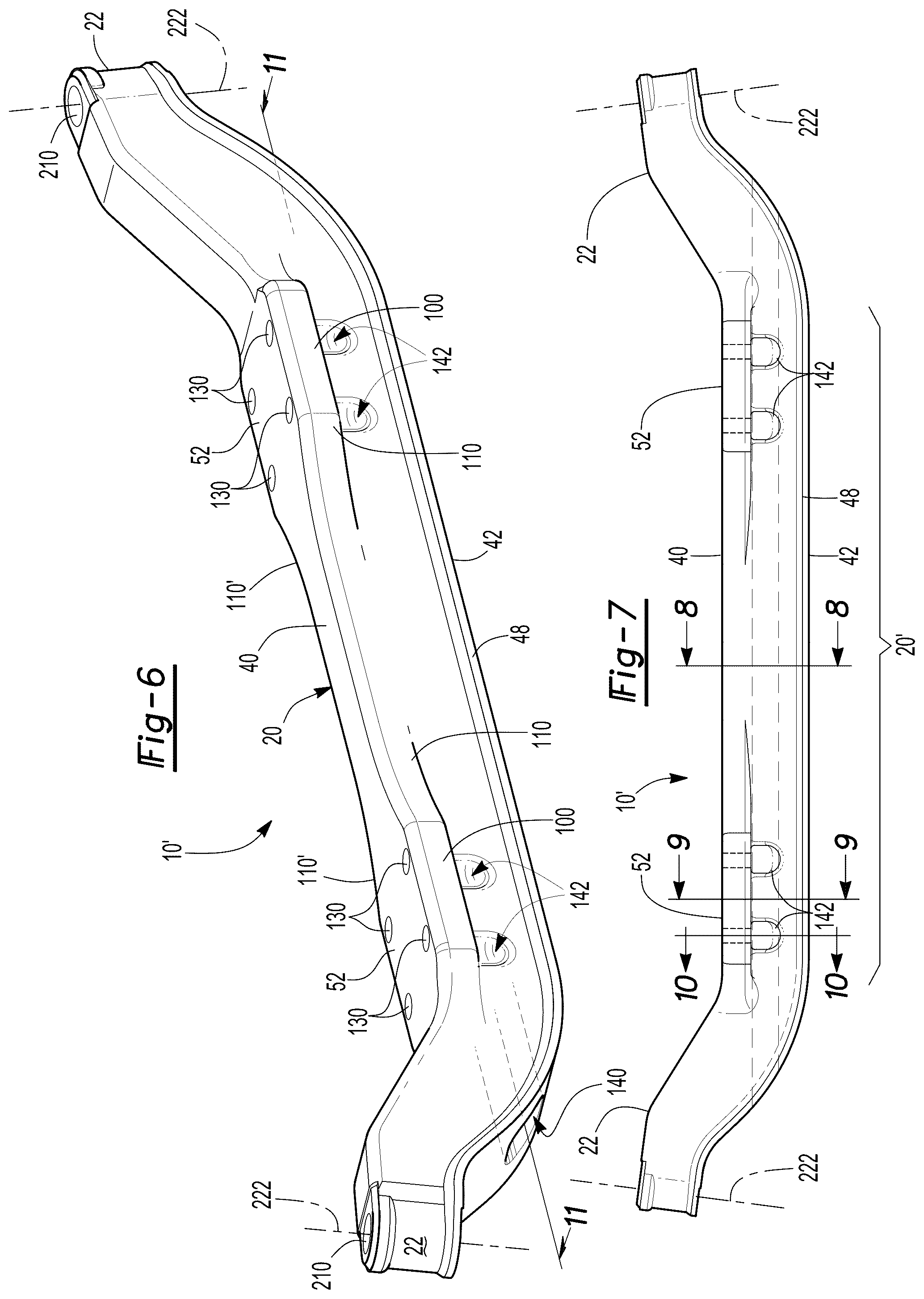 Patent US12583257 Figure 5 – Axle beam