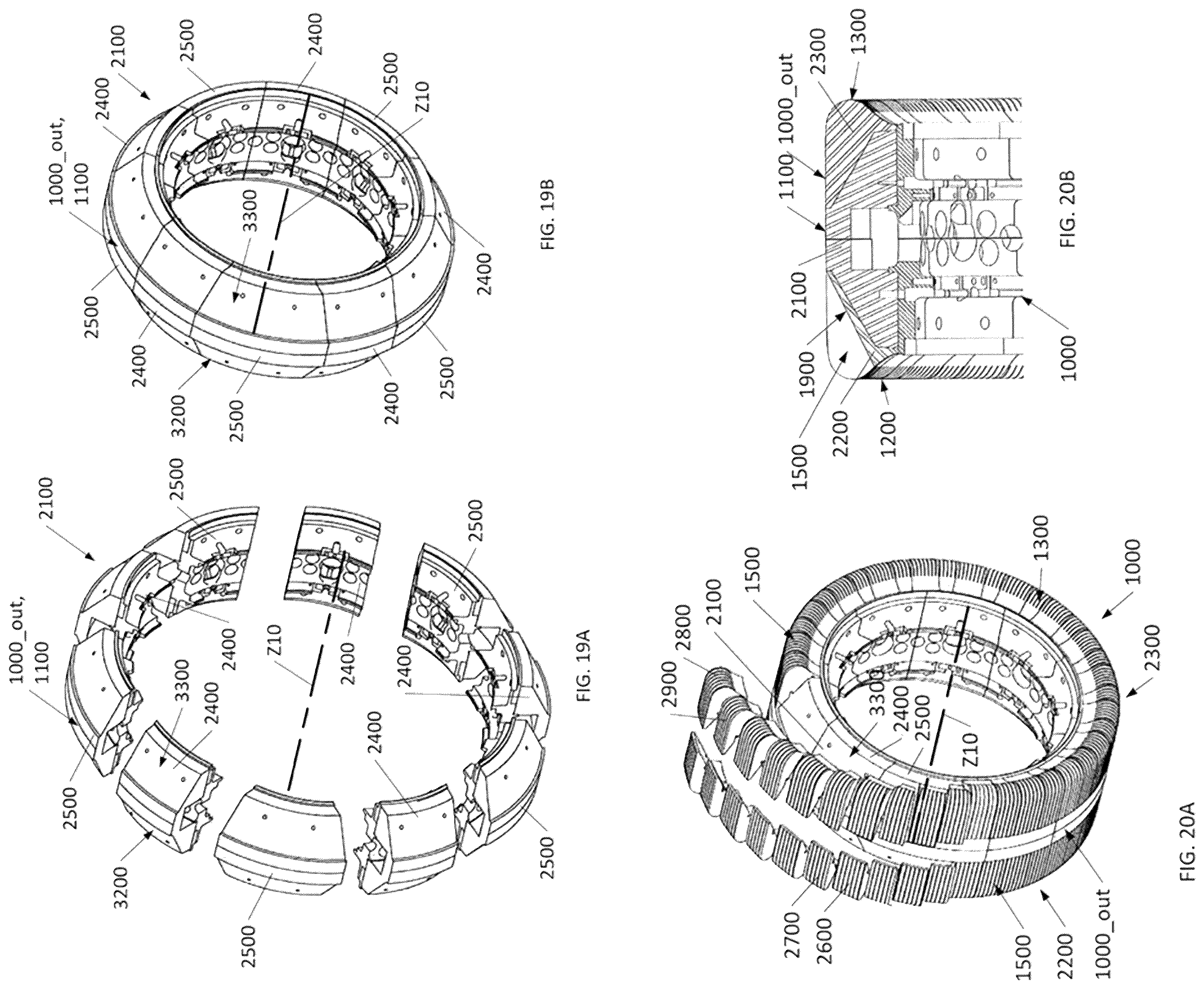 Patent US12583258 Figure 13 – Tire comprising a durable stiffening structure and allowing proper flattening