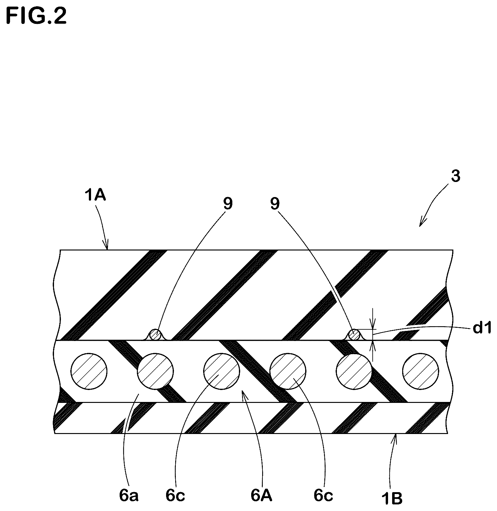 Patent US12583265 Figure 2 – Pneumatic tire