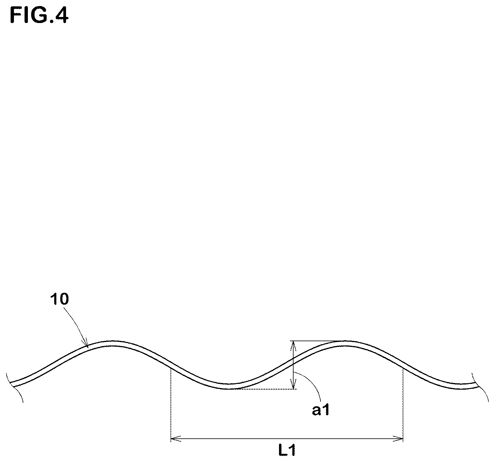 Patent US12583265 Figure 4 – Pneumatic tire