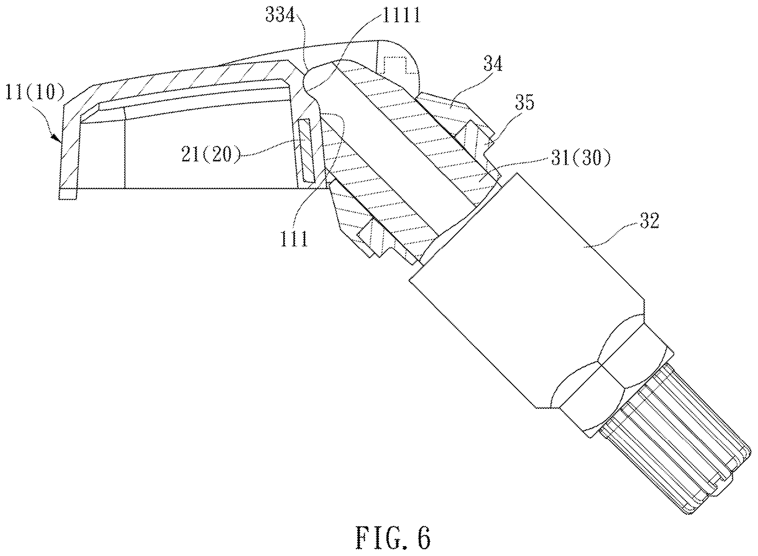 Patent US12583270 Figure 5 – Tire pressure sensor attached to an air valve