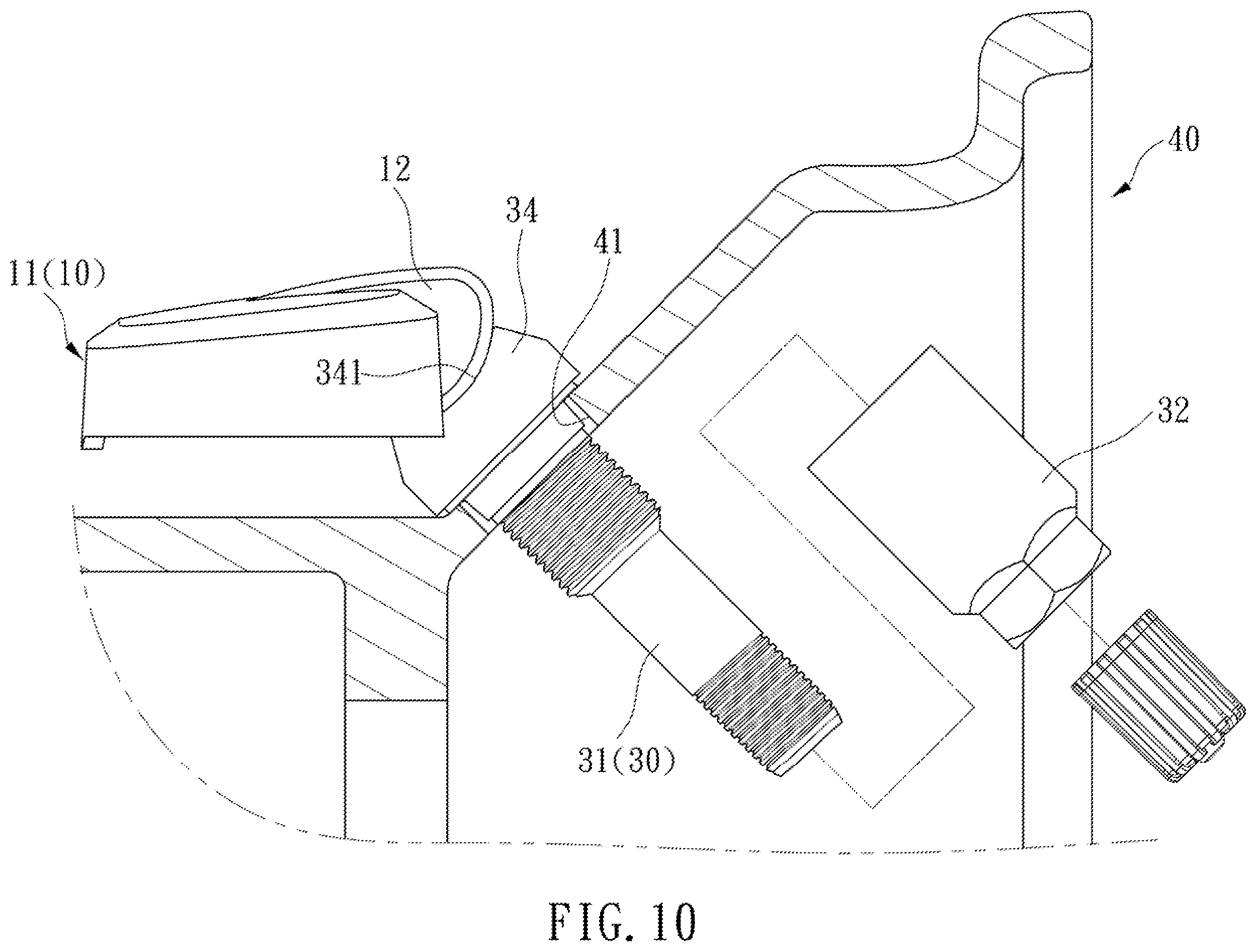 Patent US12583270 Figure 9 – Tire pressure sensor attached to an air valve