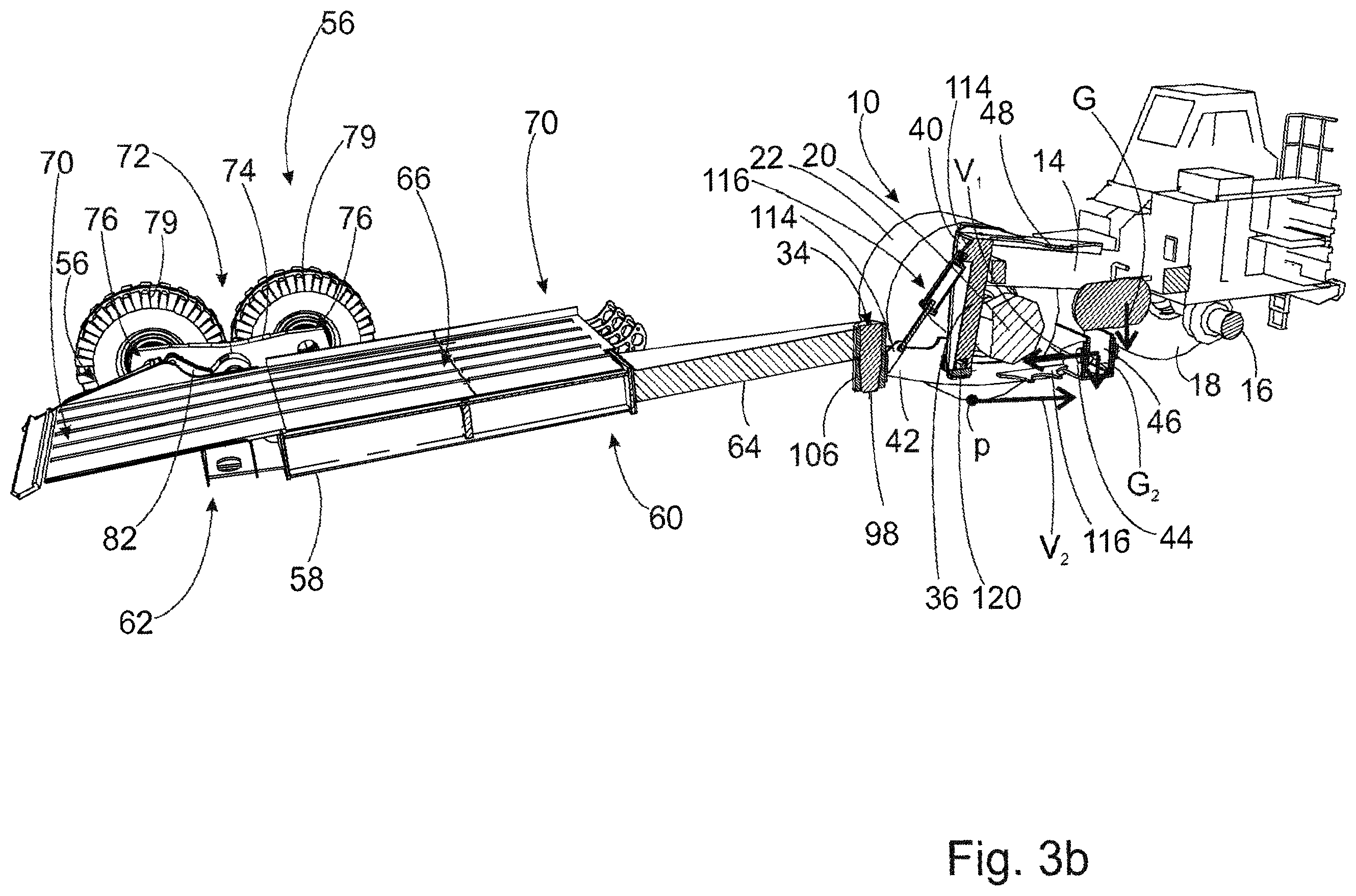 Patent US12583272 Figure 4 – System for moving a work machine