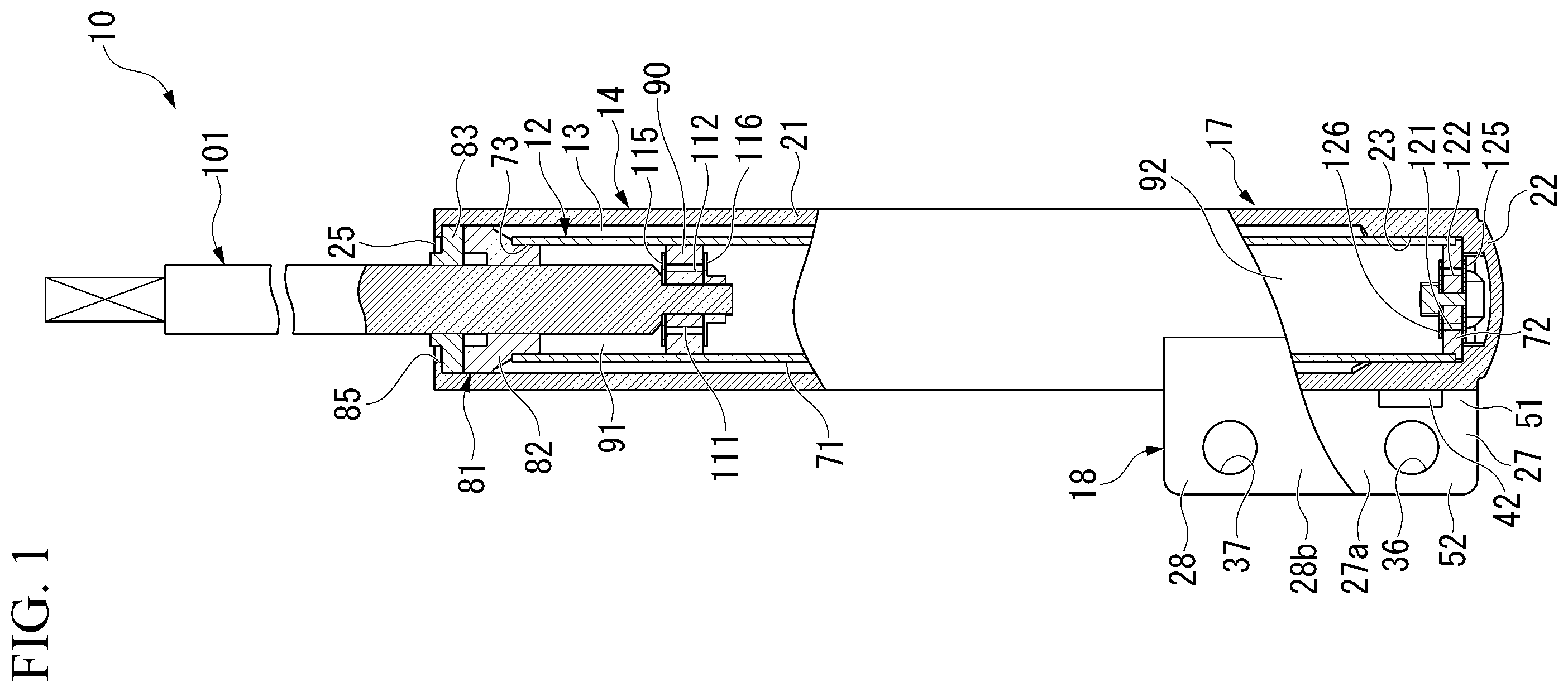 Patent US12583275 — Shock absorber — Figure 1