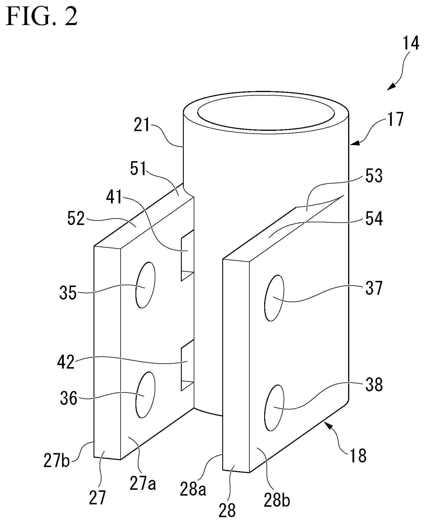 Patent US12583275 Figure 2 – Shock absorber