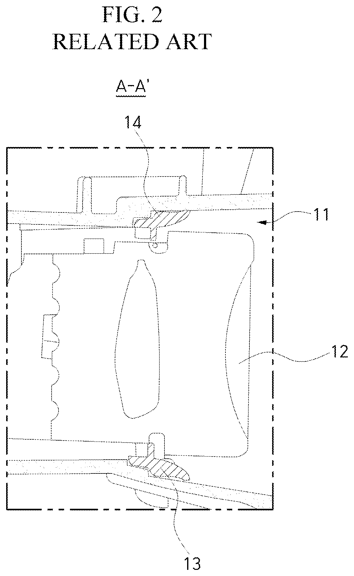 Patent US12583291 Figure 2 – Air vent apparatus for vehicle