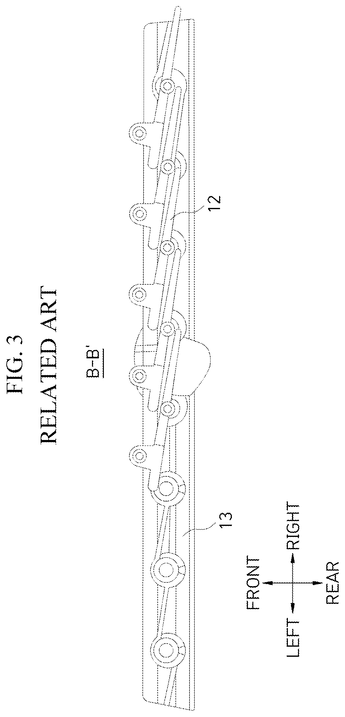 Patent US12583291 Figure 3 – Air vent apparatus for vehicle