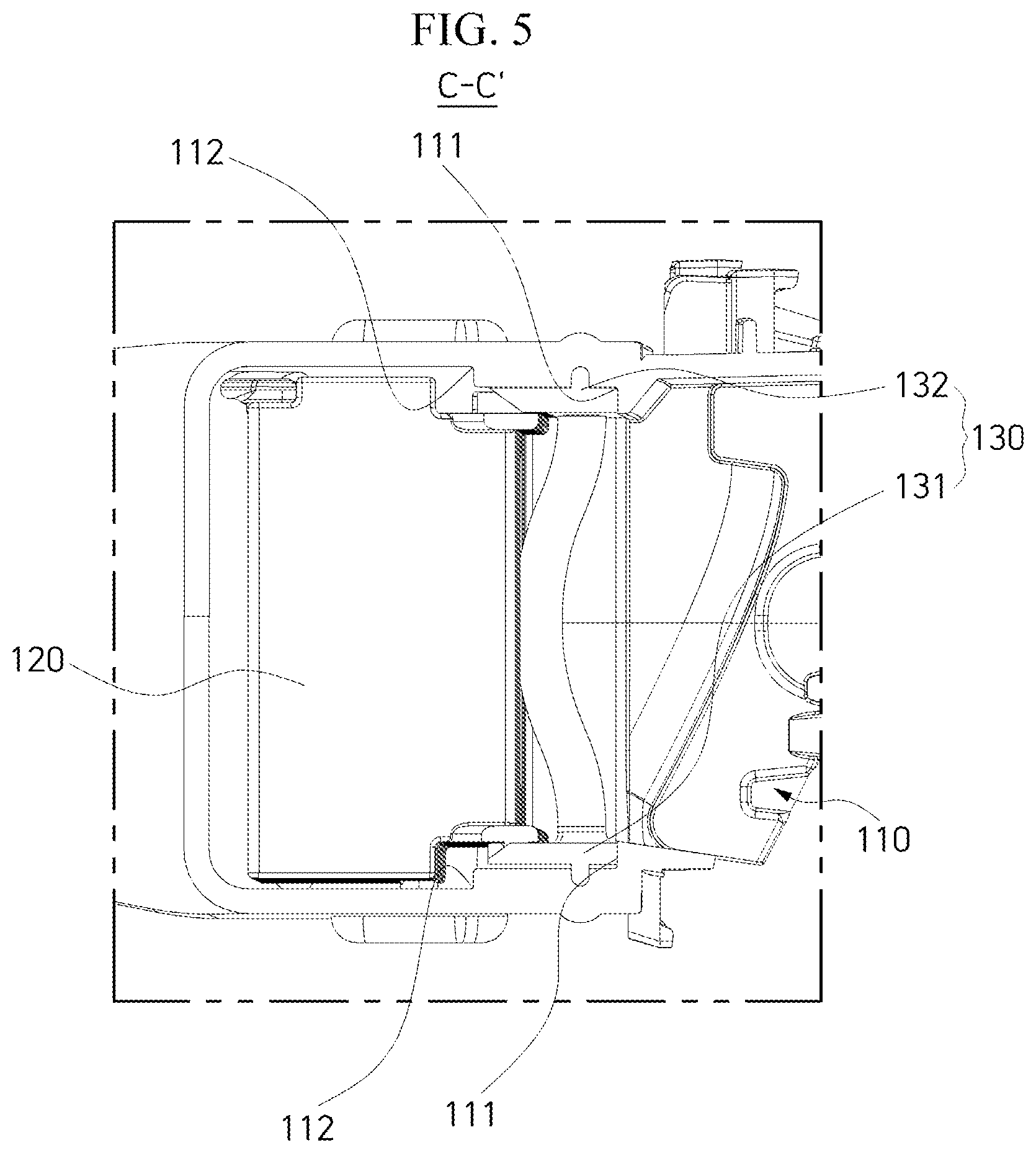 Patent US12583291 Figure 5 – Air vent apparatus for vehicle
