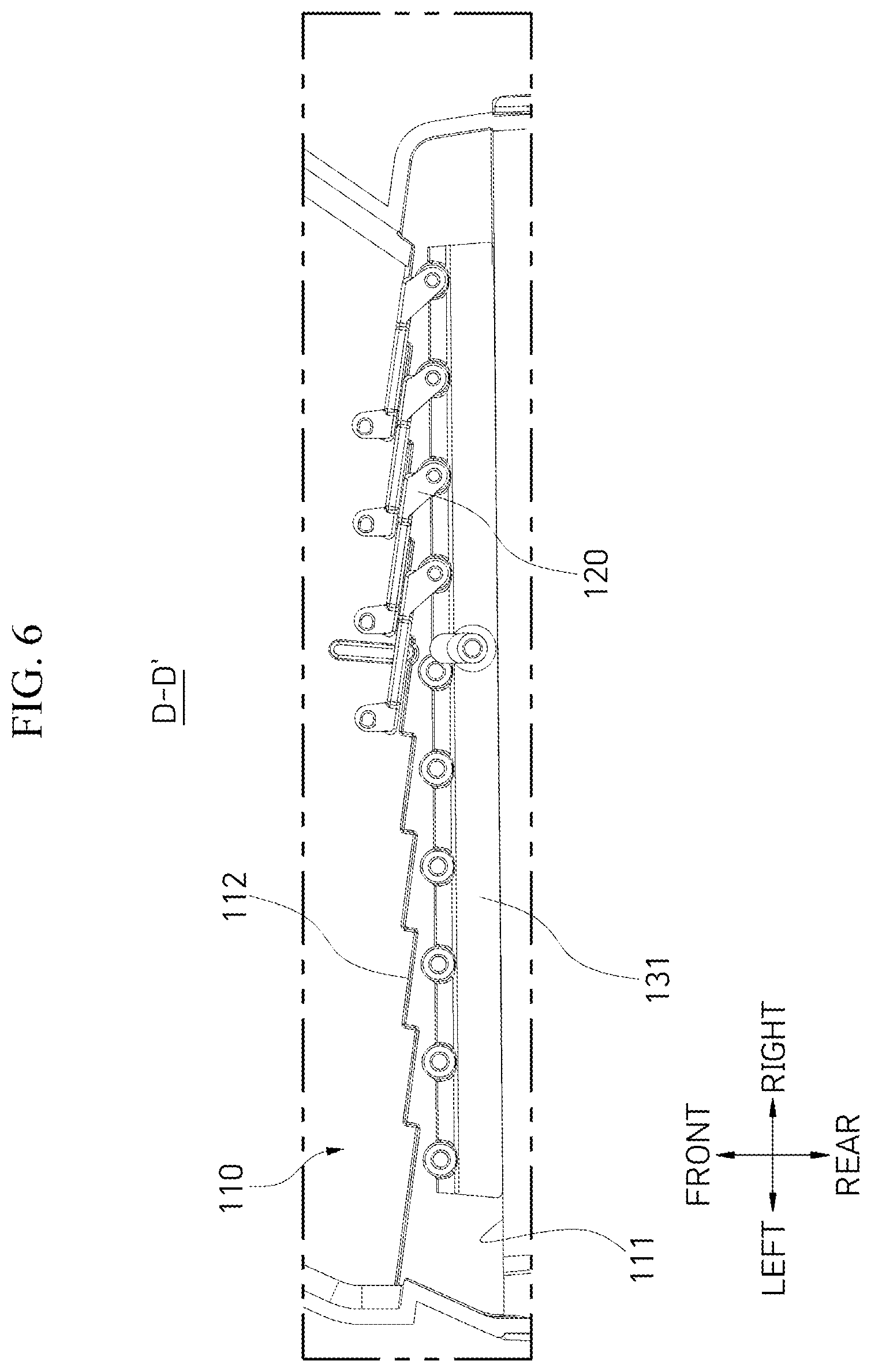 Patent US12583291 Figure 6 – Air vent apparatus for vehicle