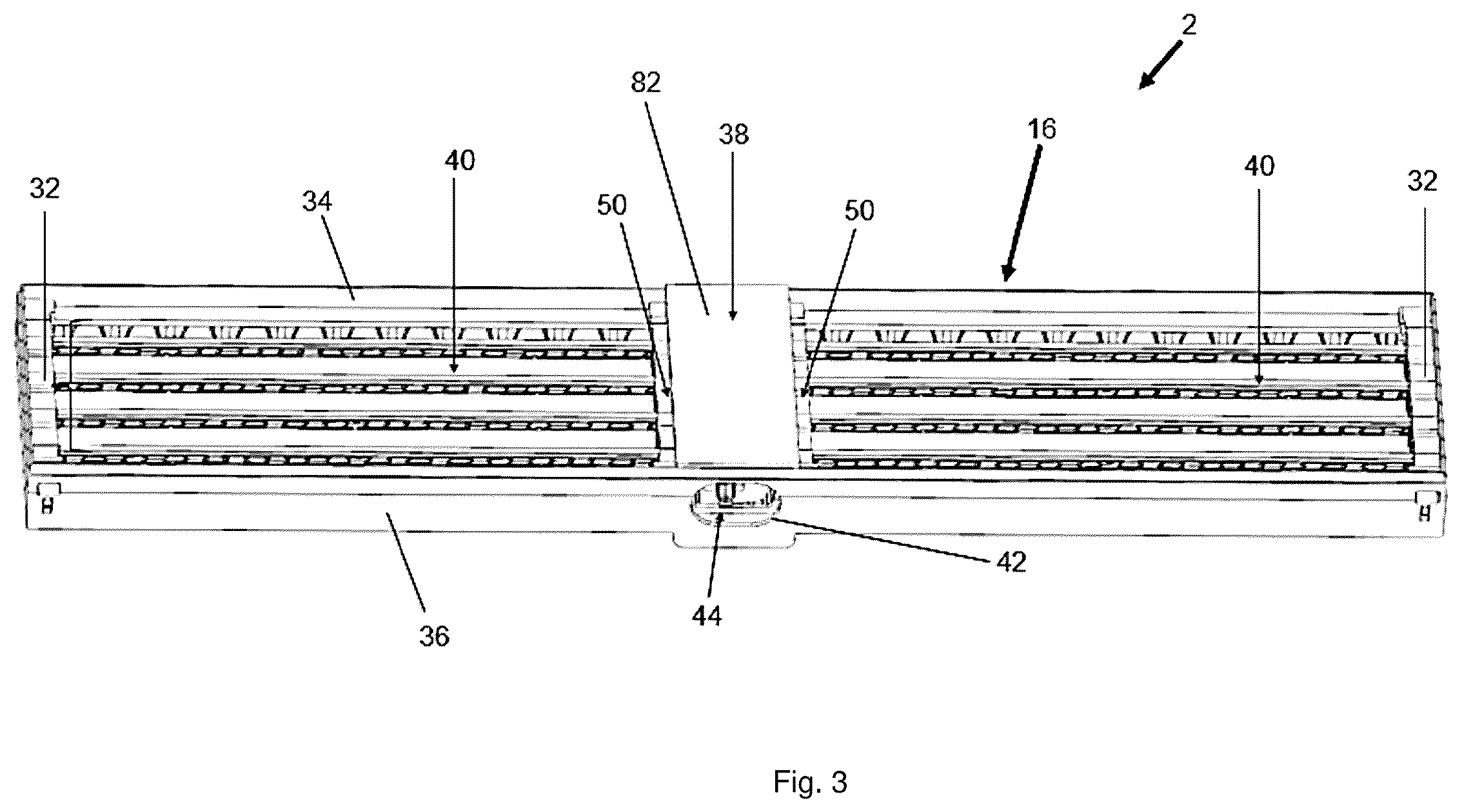 Patent US12583292 Figure 3 – Driving vane for an active grille shutter device