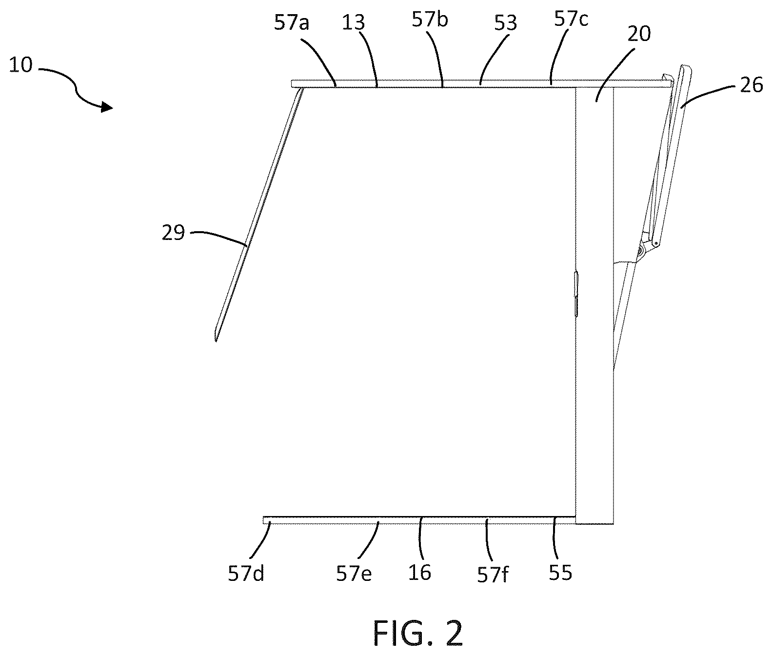 Patent US12583295 Figure 2 – Systems and methods for a vehicle enclosure system