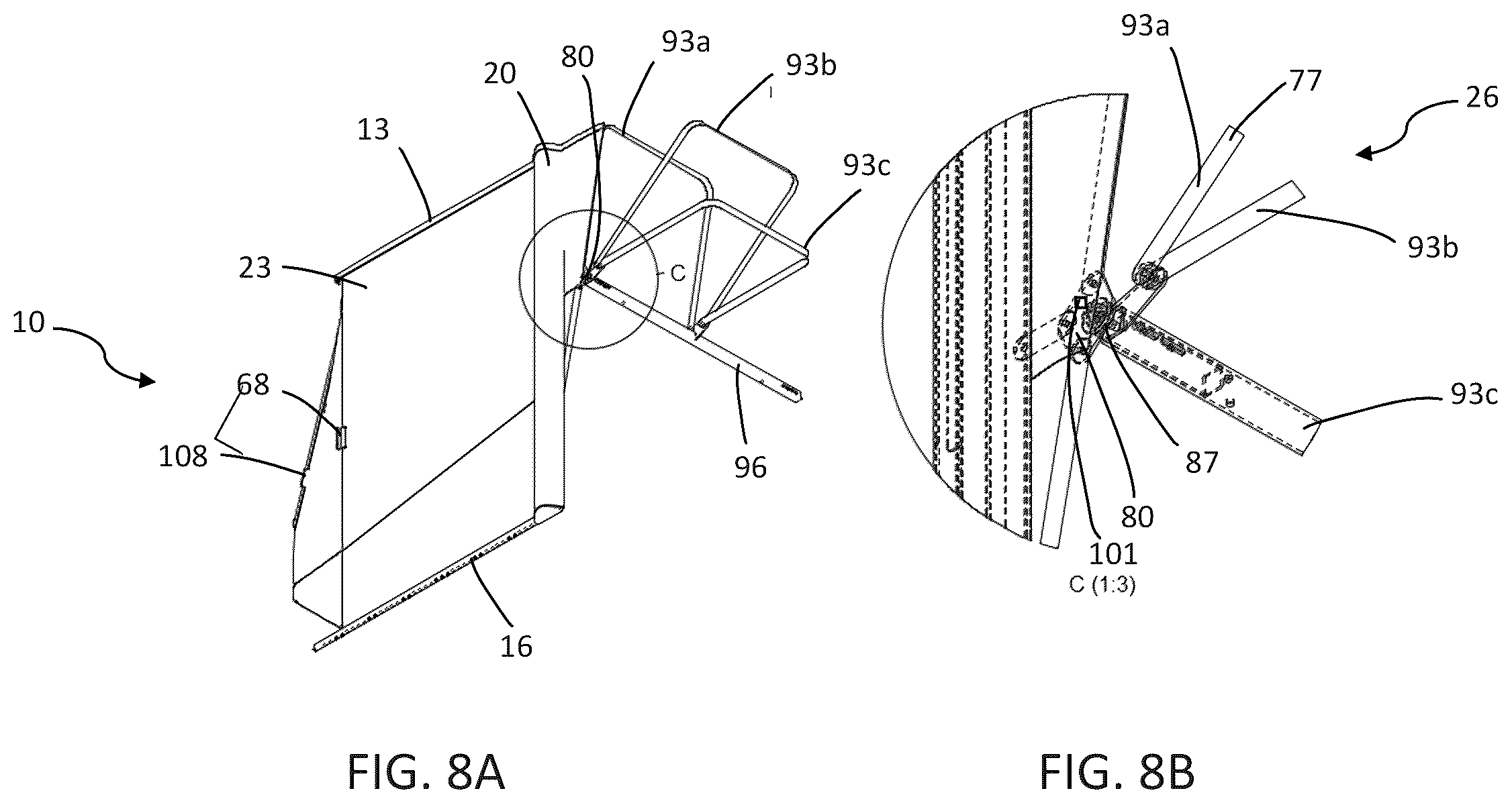 Patent US12583295 Figure 8 – Systems and methods for a vehicle enclosure system