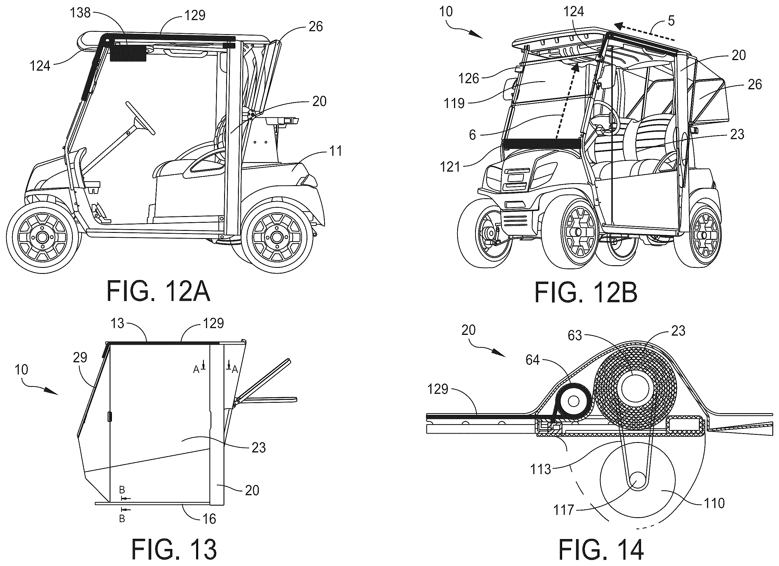 Patent US12583295 Figure 13 – Systems and methods for a vehicle enclosure system