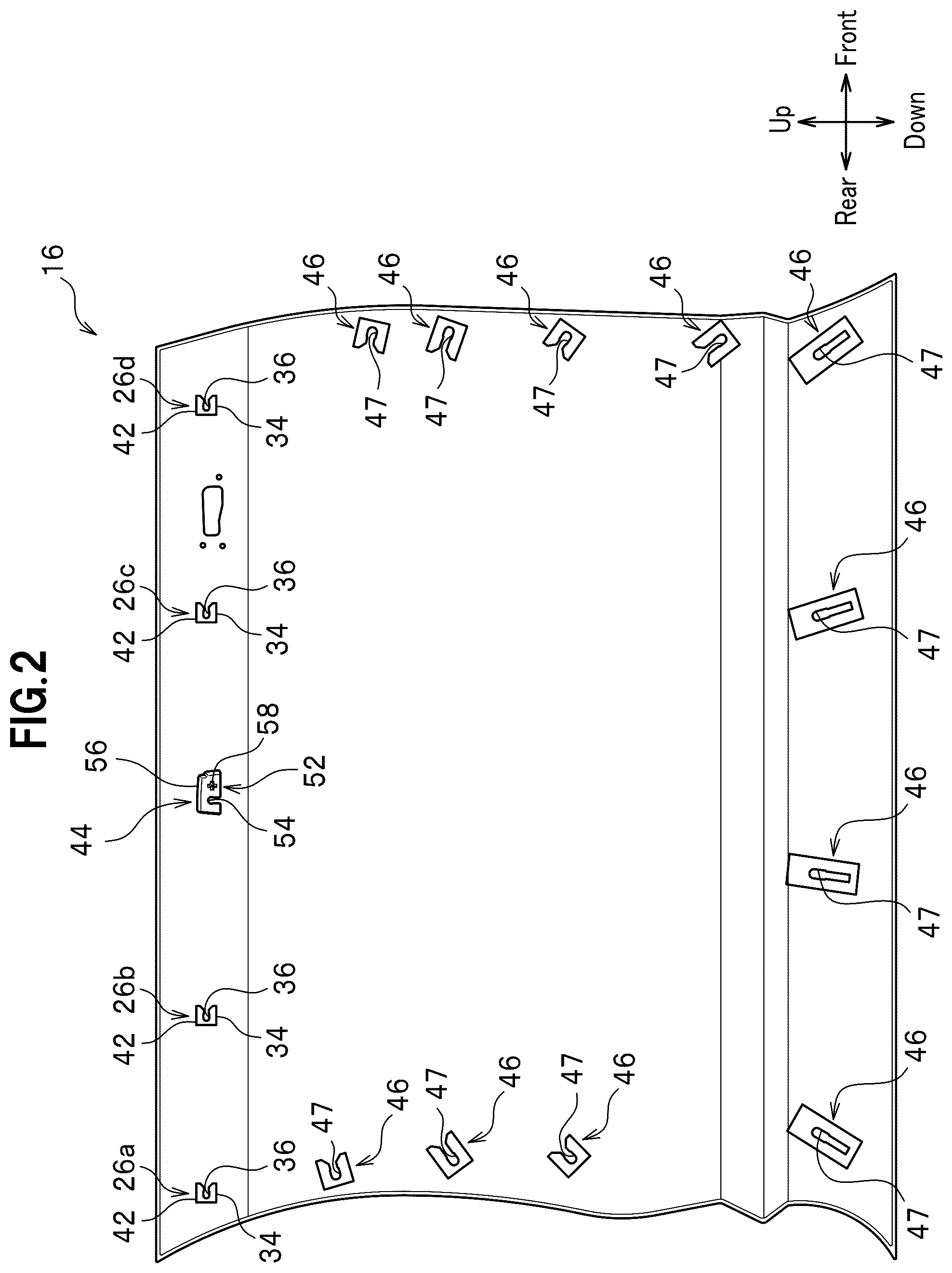Patent US12583298 Figure 2 – Automotive door