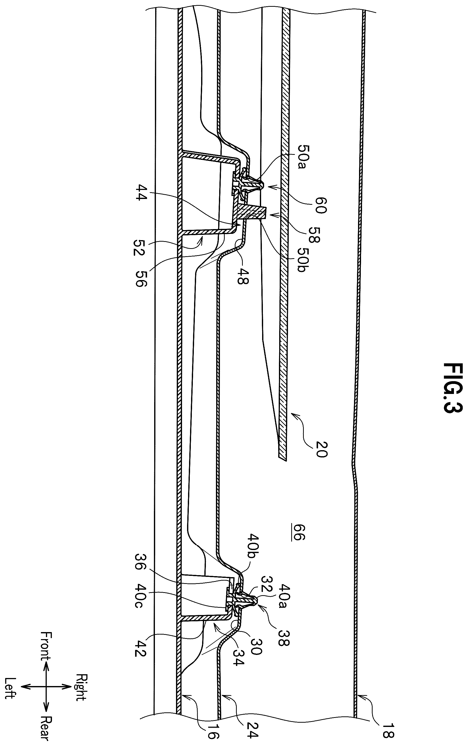 Patent US12583298 Figure 3 – Automotive door