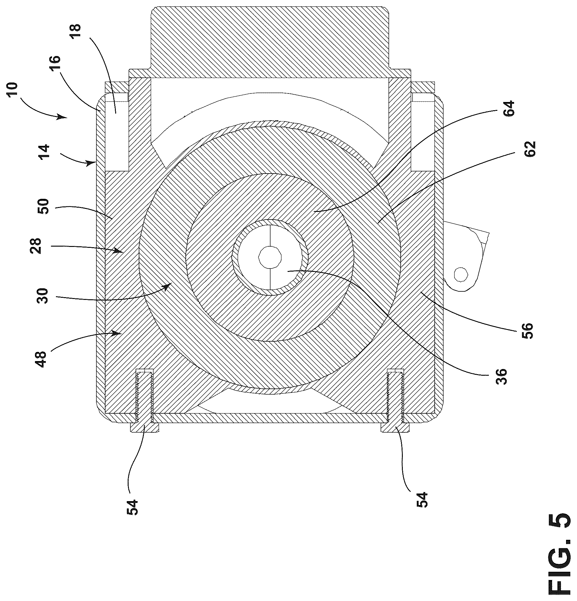 Patent US12583300 Figure 5 – Axle assembly for a vehicle