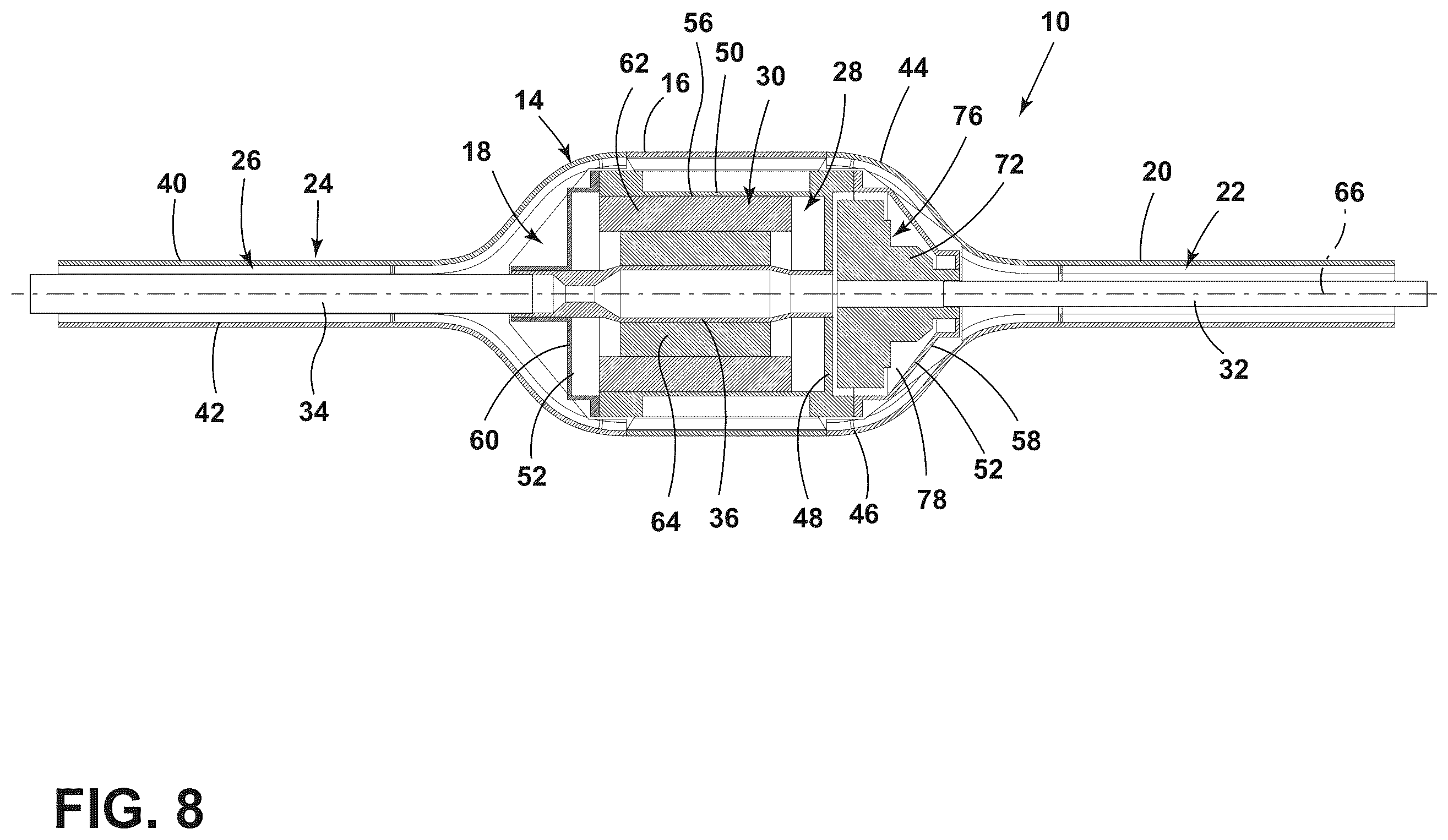 Patent US12583300 Figure 8 – Axle assembly for a vehicle