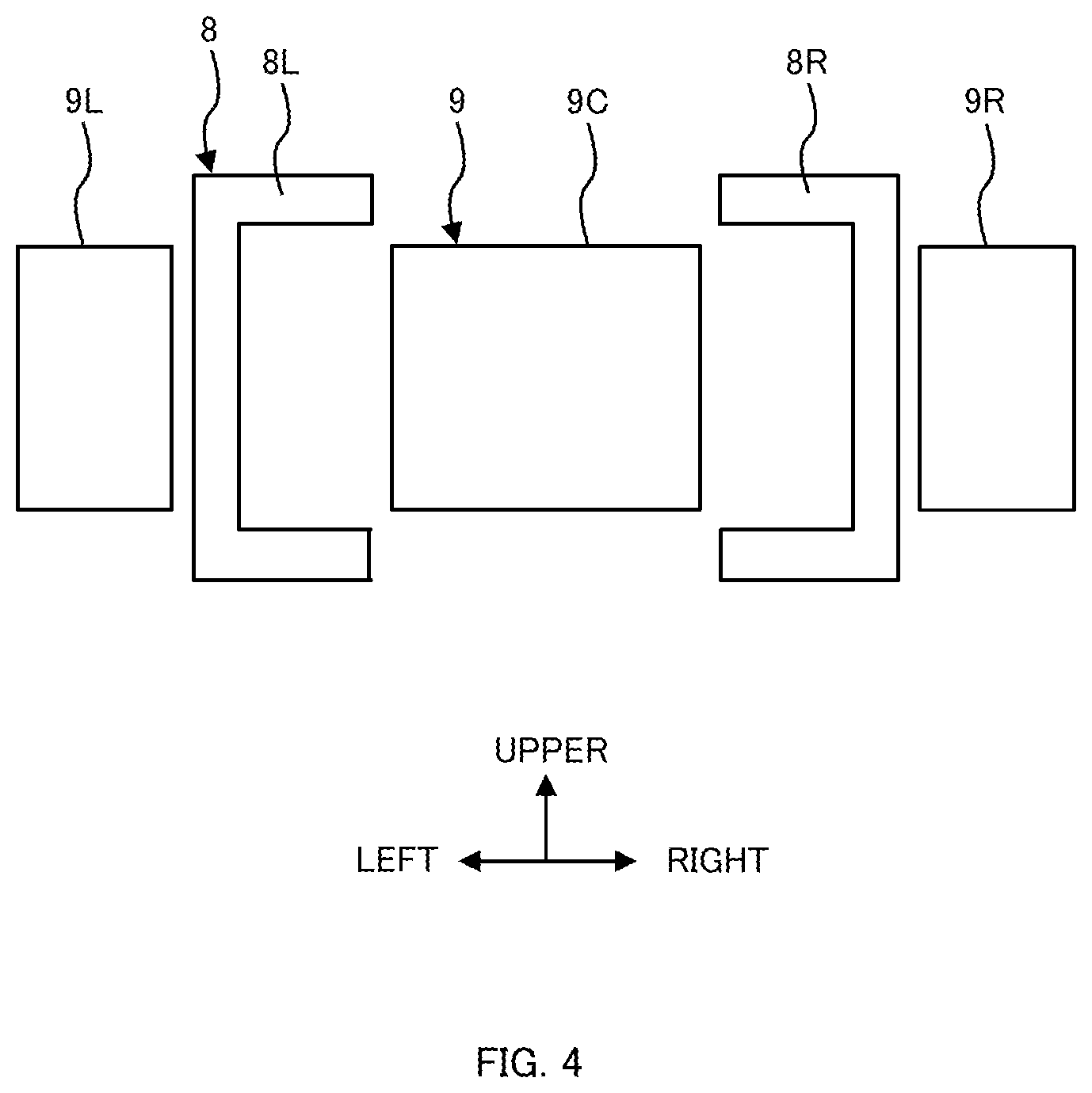 Patent US12583306 Figure 4 – Battery support frame structure