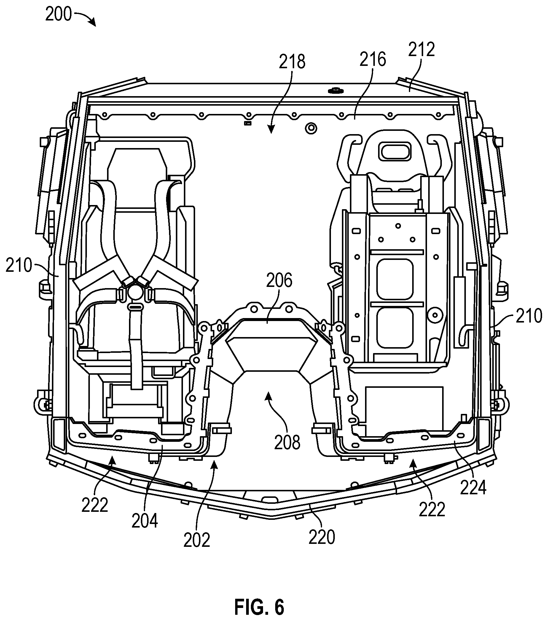 Patent US12583309 Figure 6 – Hybrid power system for a military vehicle