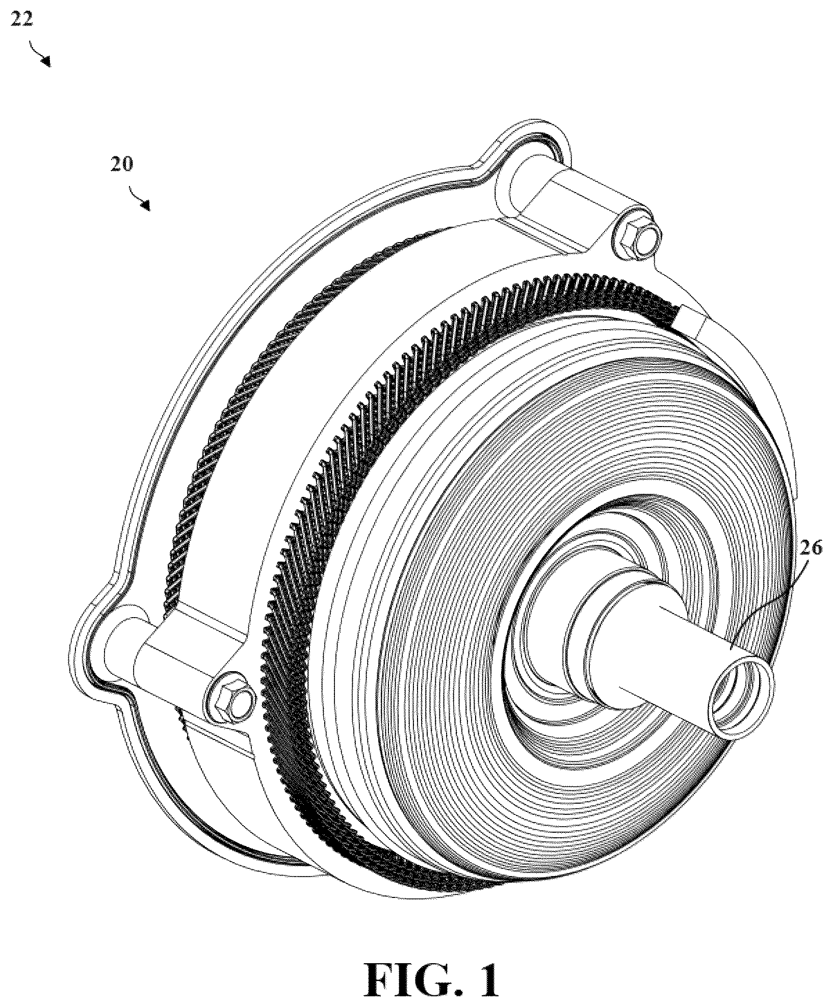 Patent US12583310 Figure 1 – Assembly for transmitting rotational torque, and system including the same
