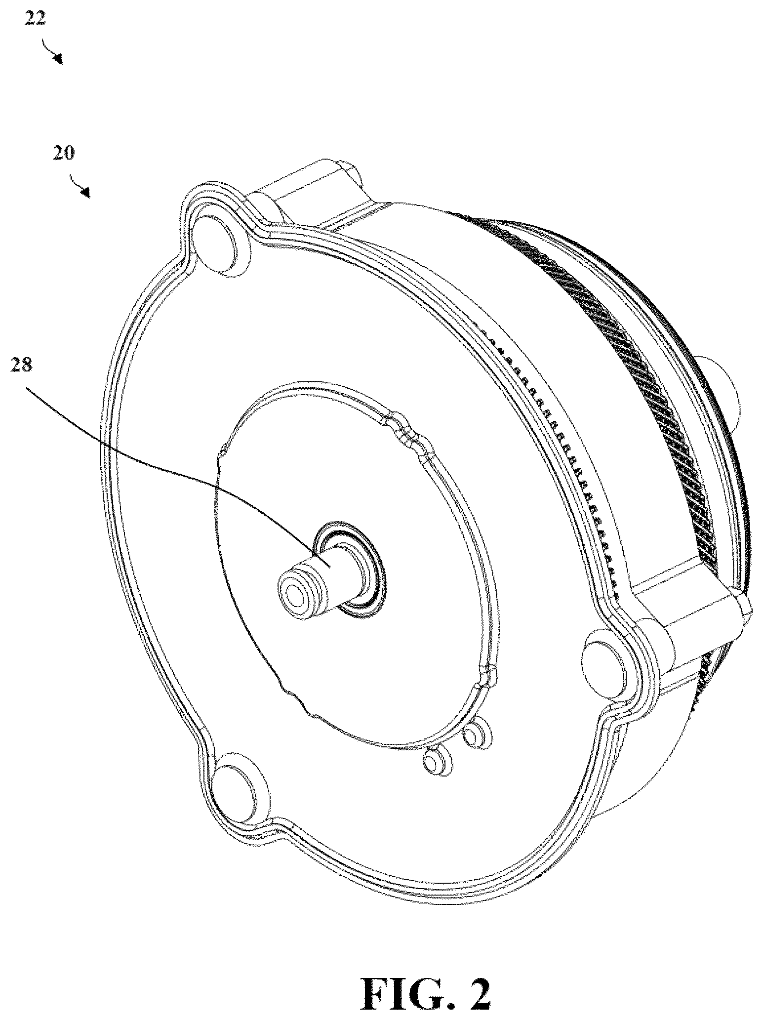 Patent US12583310 Figure 2 – Assembly for transmitting rotational torque, and system including the same