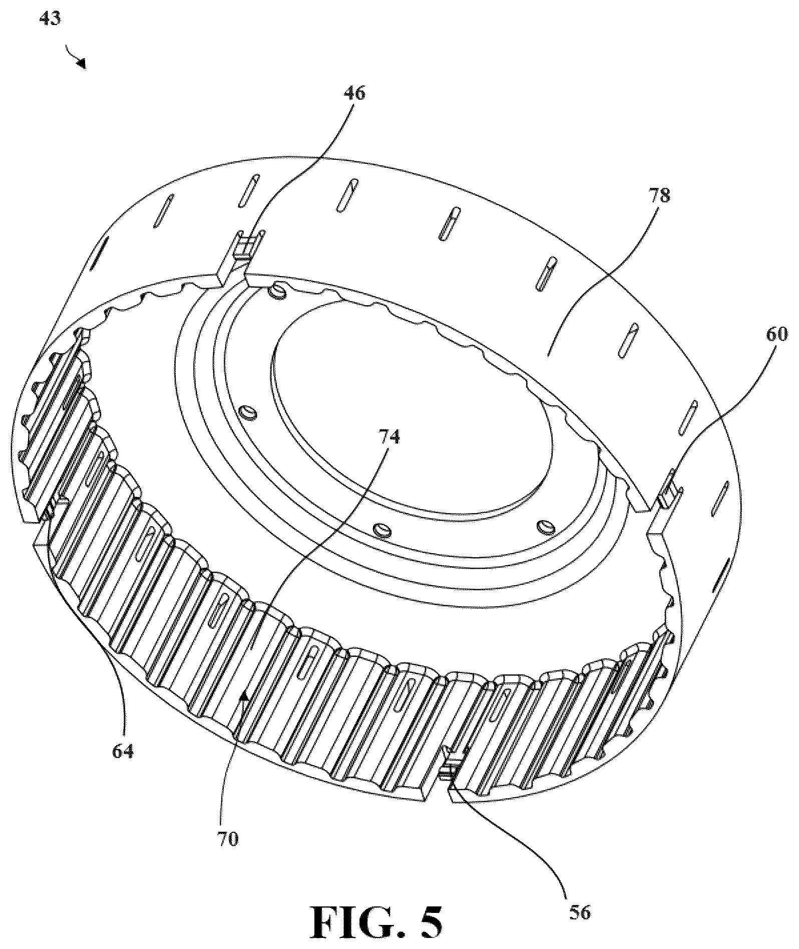 Patent US12583310 Figure 5 – Assembly for transmitting rotational torque, and system including the same