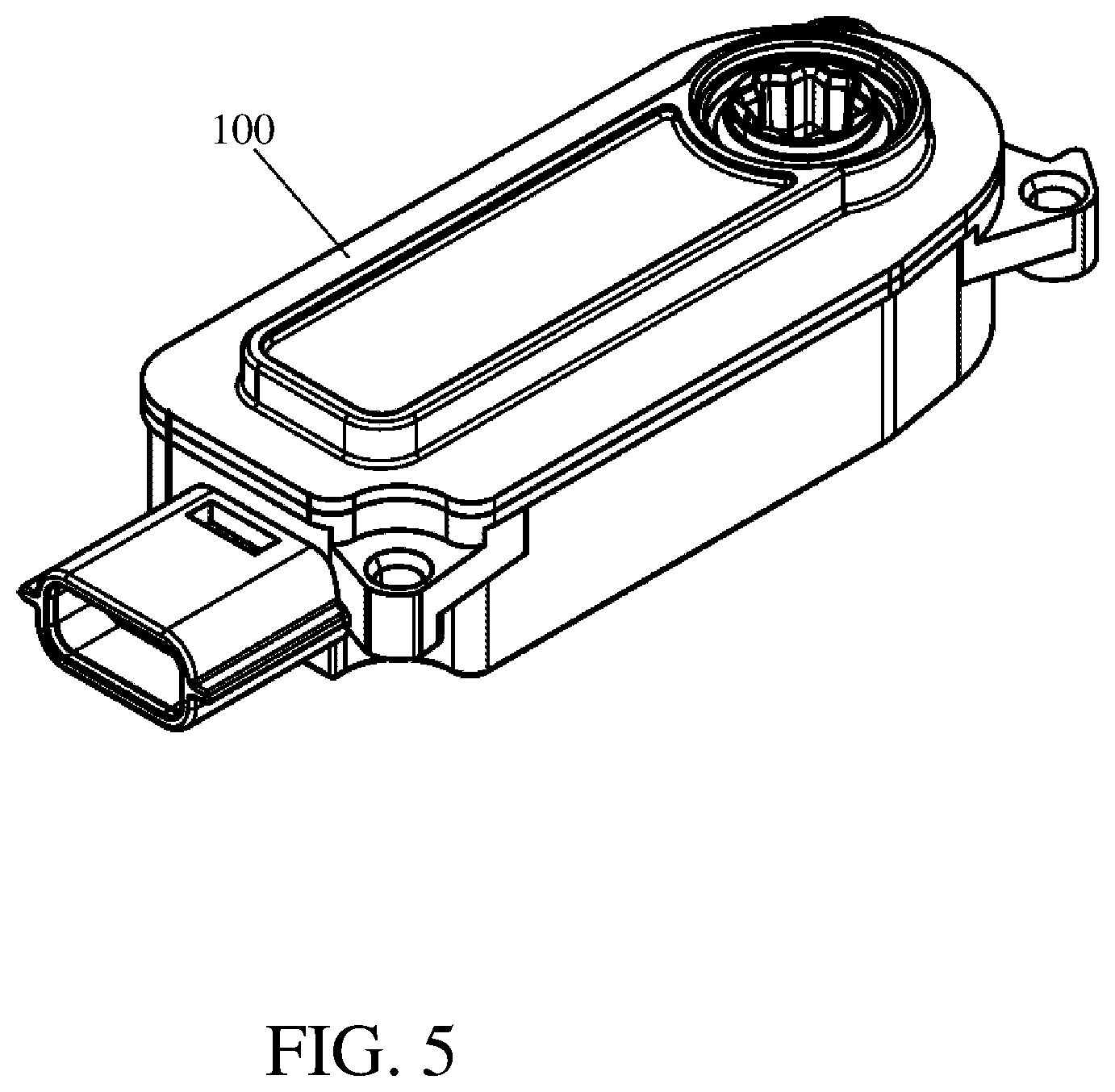 Patent US12583312 Figure 5 – Actuator for active grille shuttle