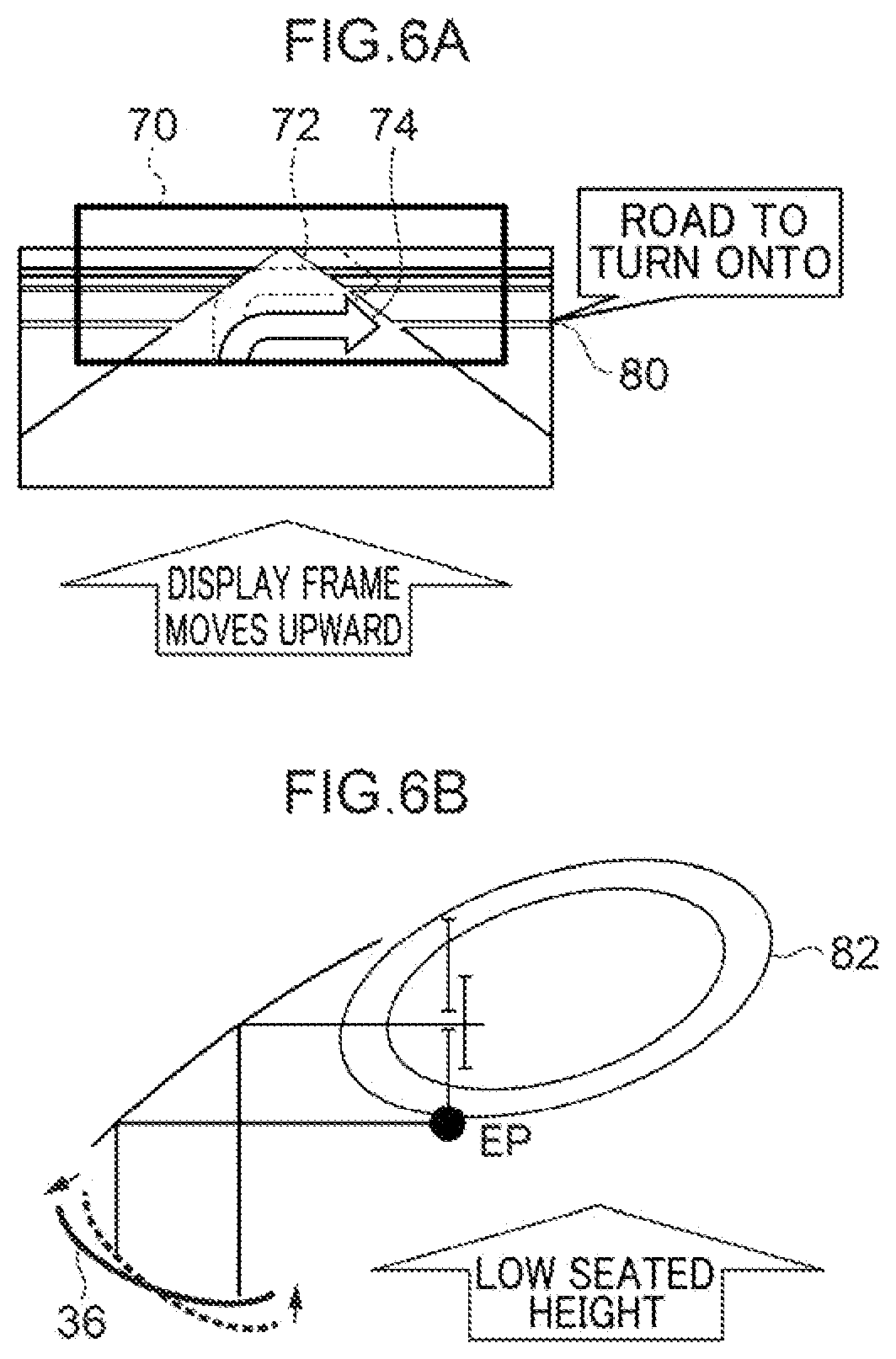 Patent US12583315 Figure 8 – Display control device, display device, vehicle, display control method, and recording medium recorded with display control program