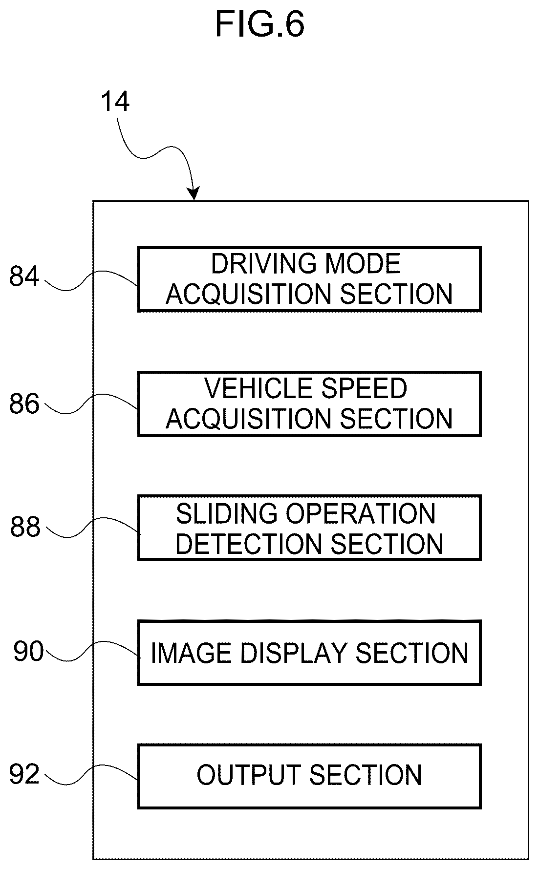 Patent US12583317 Figure 6 – Input device for a vehicle