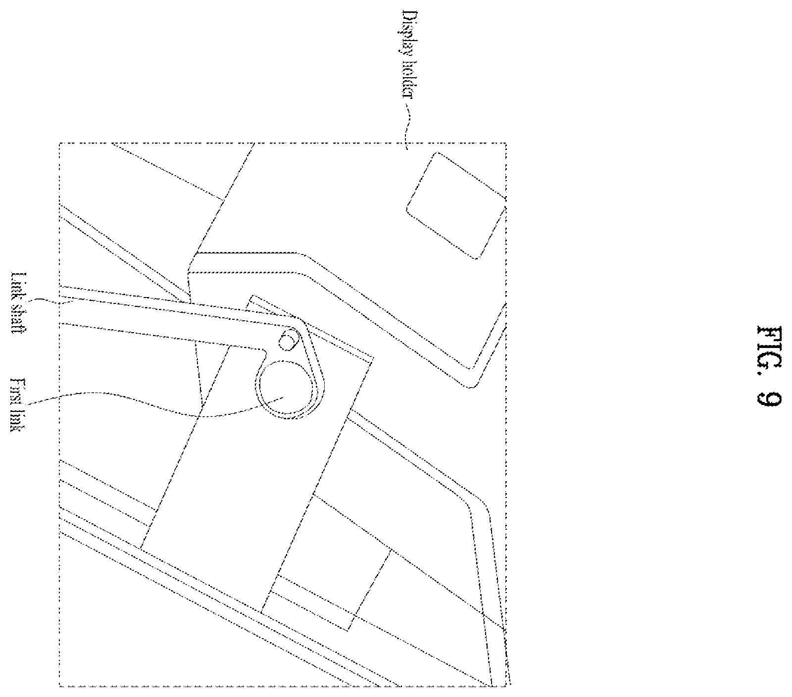 Patent US12583322 Figure 9 – Console display mounting apparatus and console display system using the same