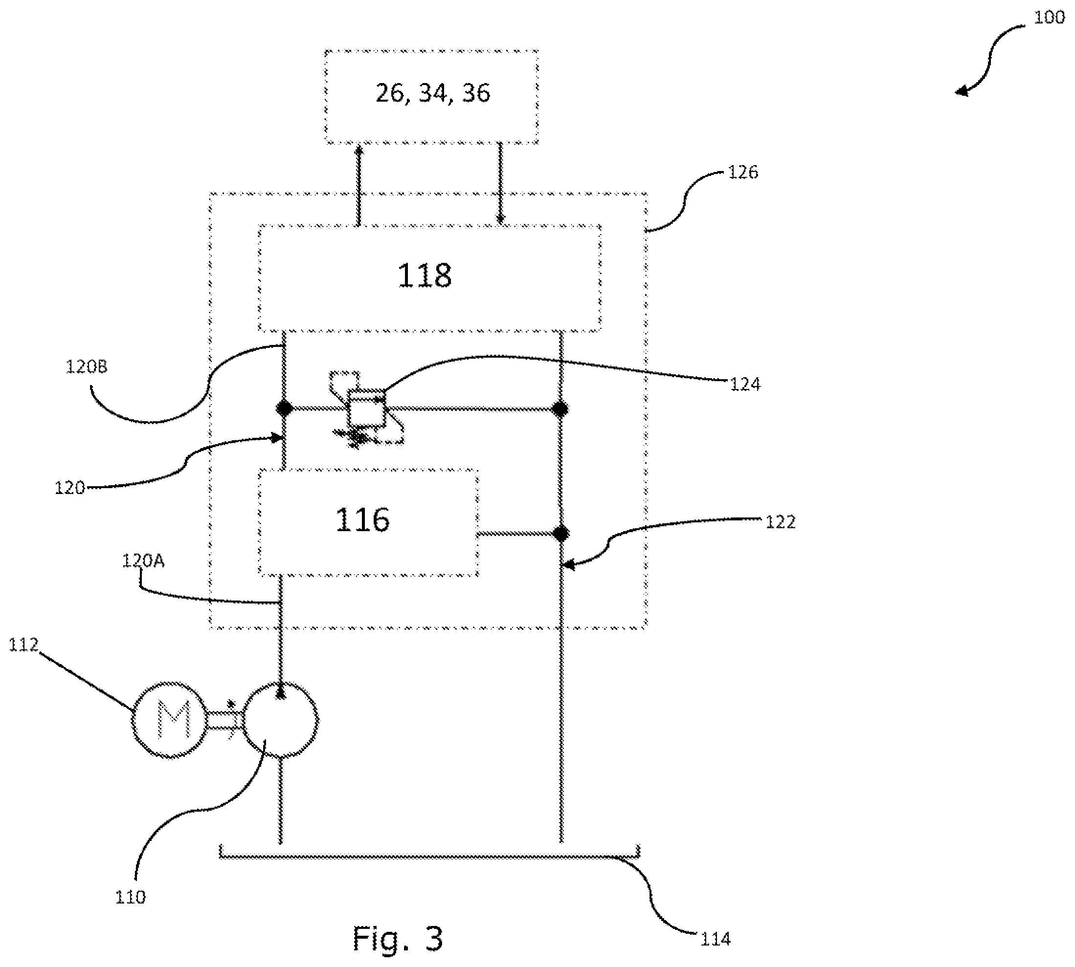 Patent US12583324 Figure 3 – Working vehicle