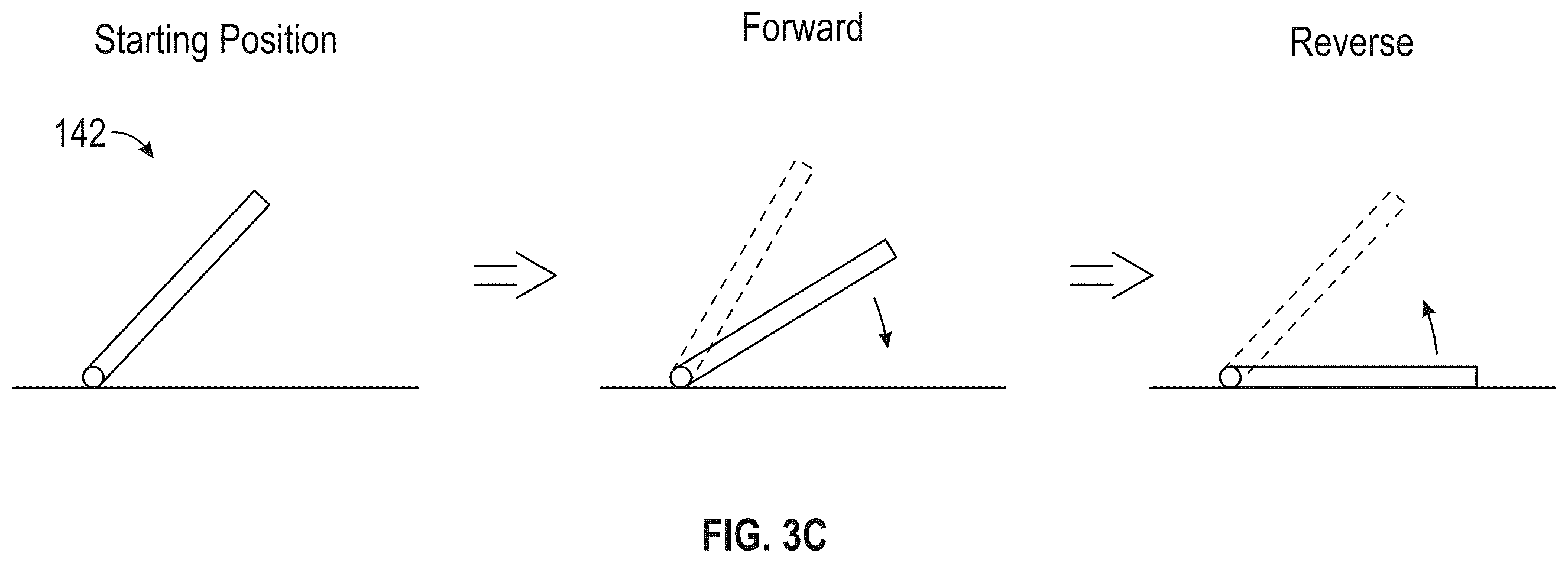 Patent US12583330 Figure 6 – One pedal rocking to free an electric vehicle from a stuck condition