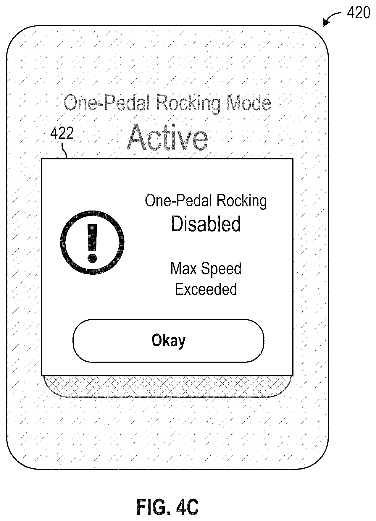 Patent US12583330 Figure 10 – One pedal rocking to free an electric vehicle from a stuck condition