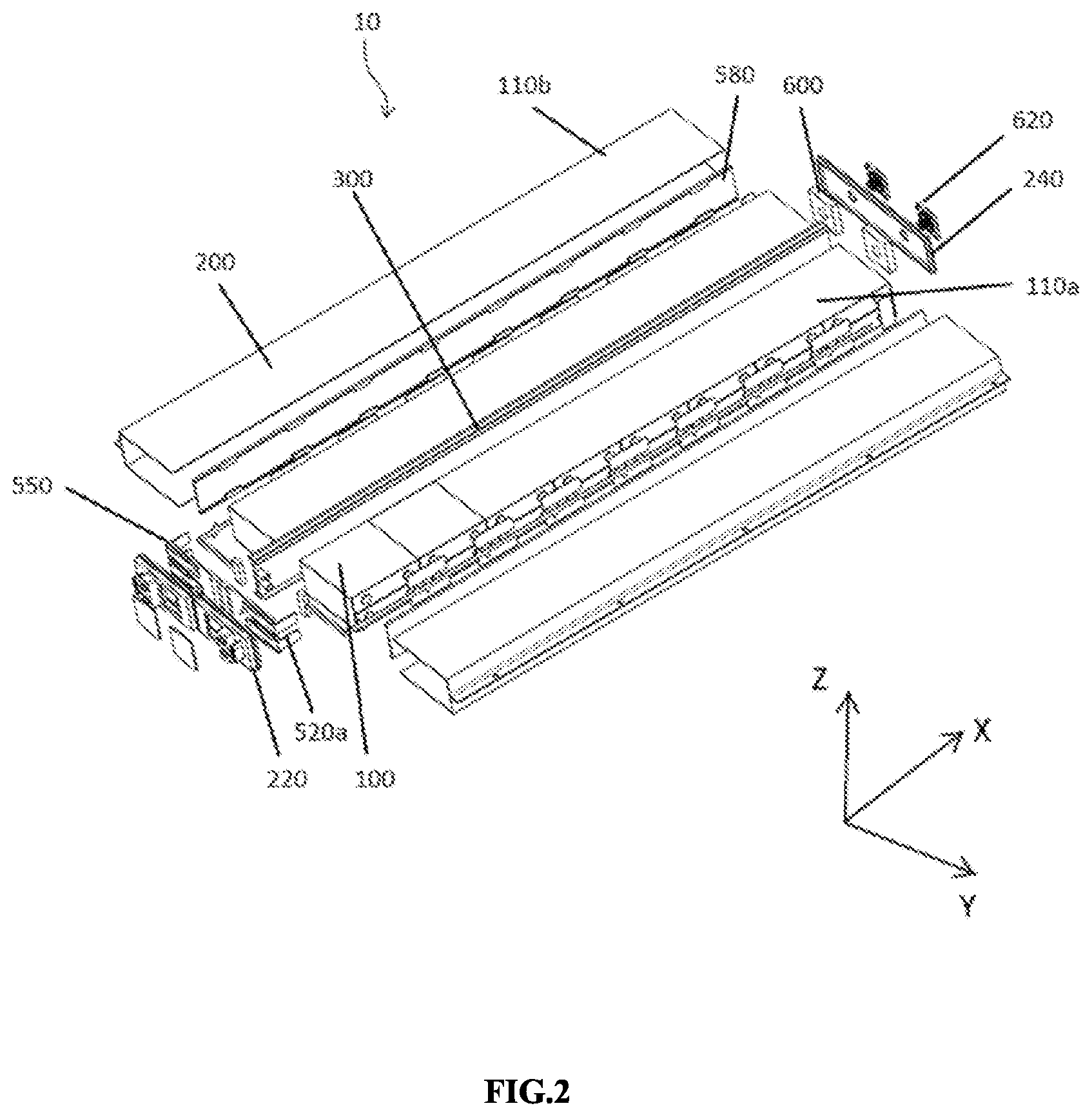 Patent US12583336 Figure 2 – Battery module and electric vehicle