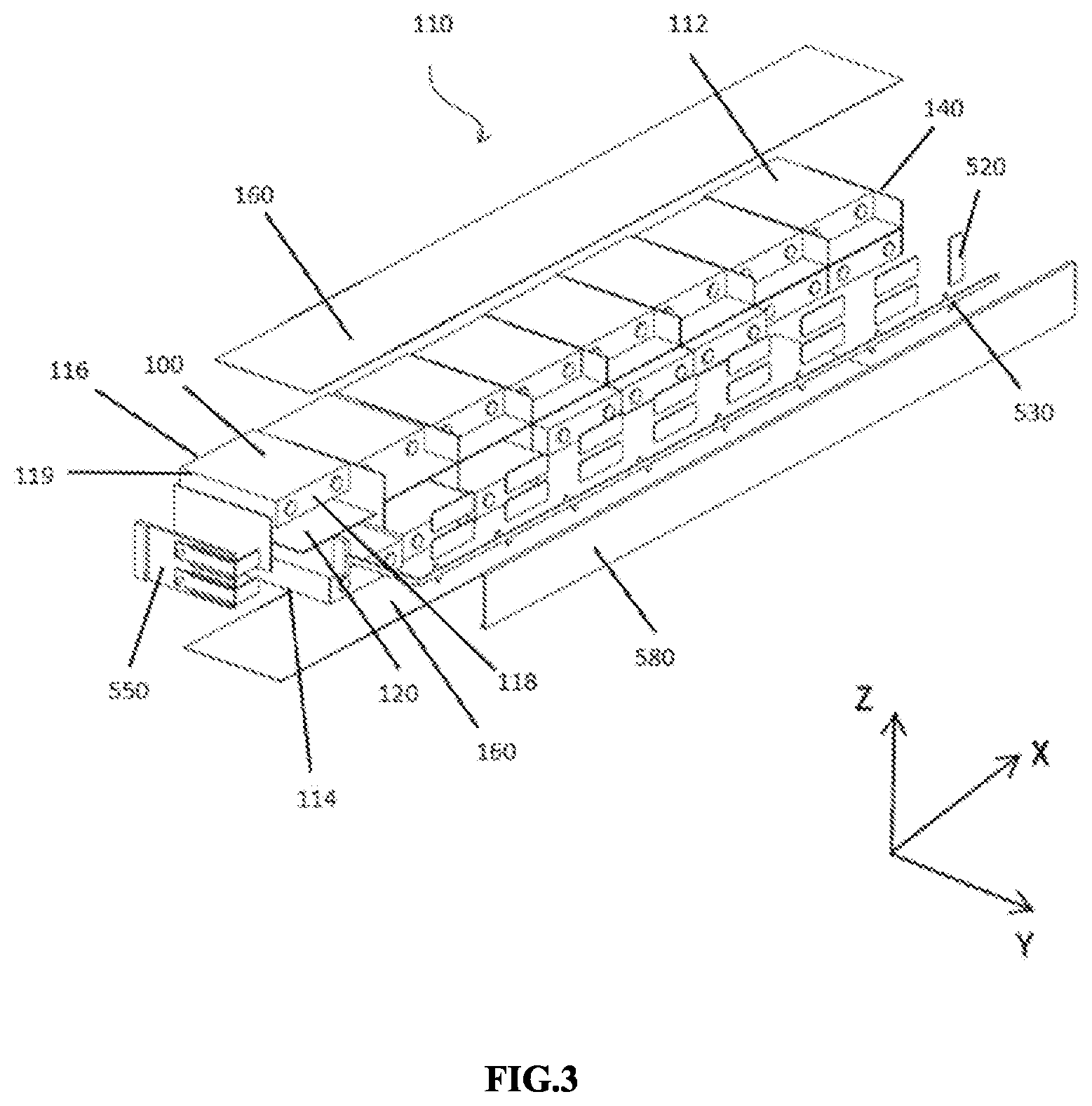 Patent US12583336 Figure 3 – Battery module and electric vehicle