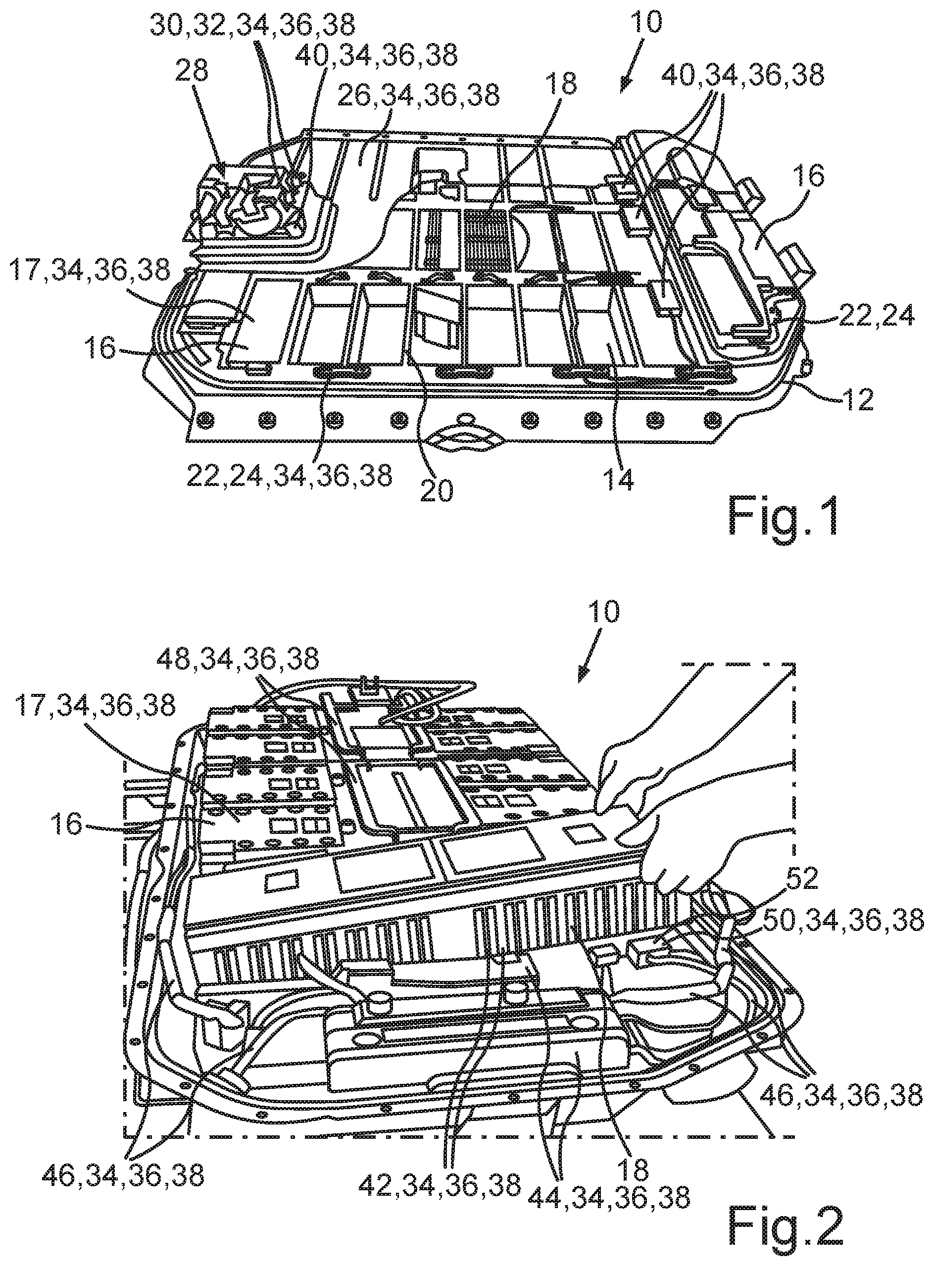Patent US12583337 Figure 1 – Energy storage device for a motor vehicle, motor vehicle and method for producing an energy storage device