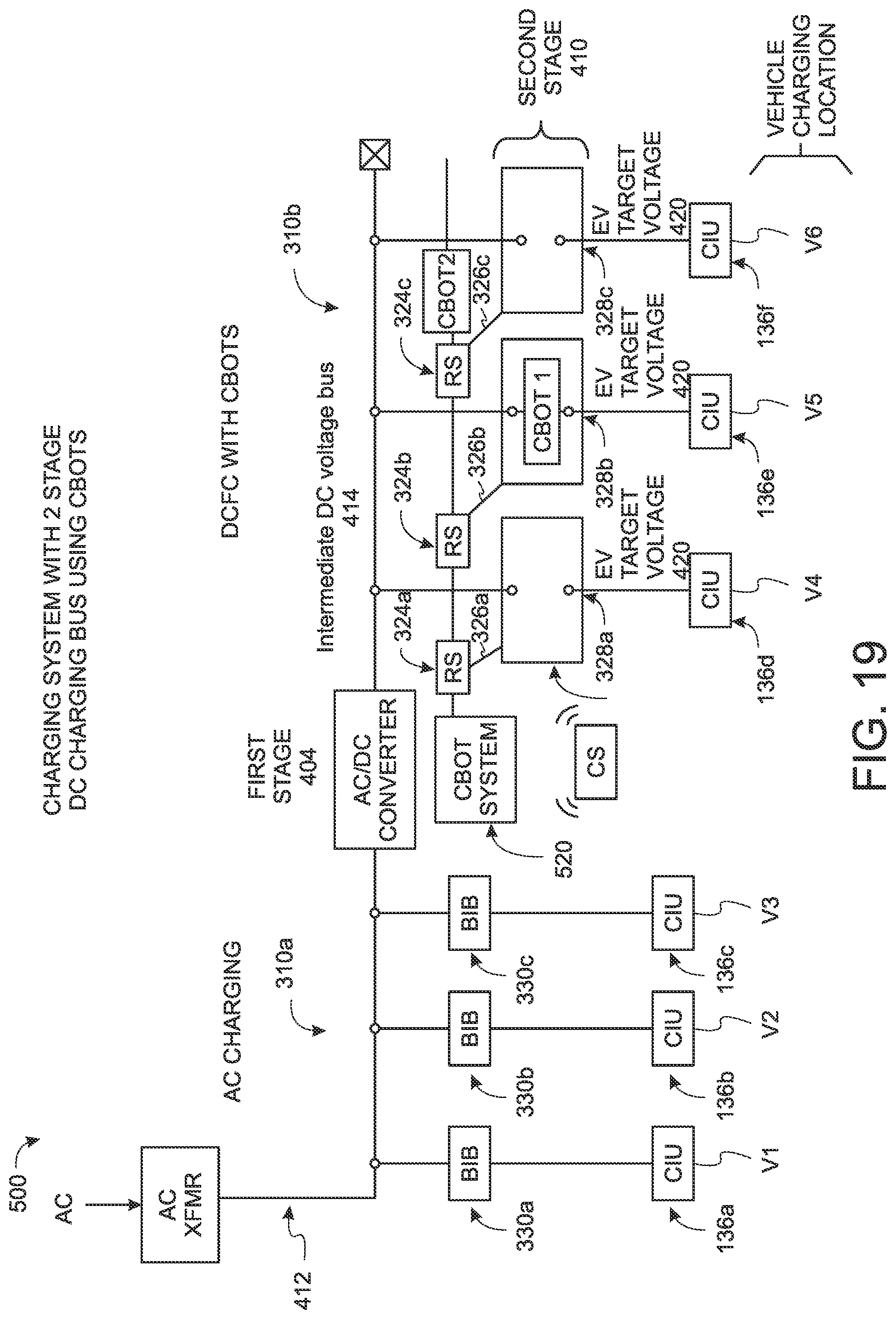 Patent US12583348 Figure 18 – Electric vehicle charging system with two stage DC charging